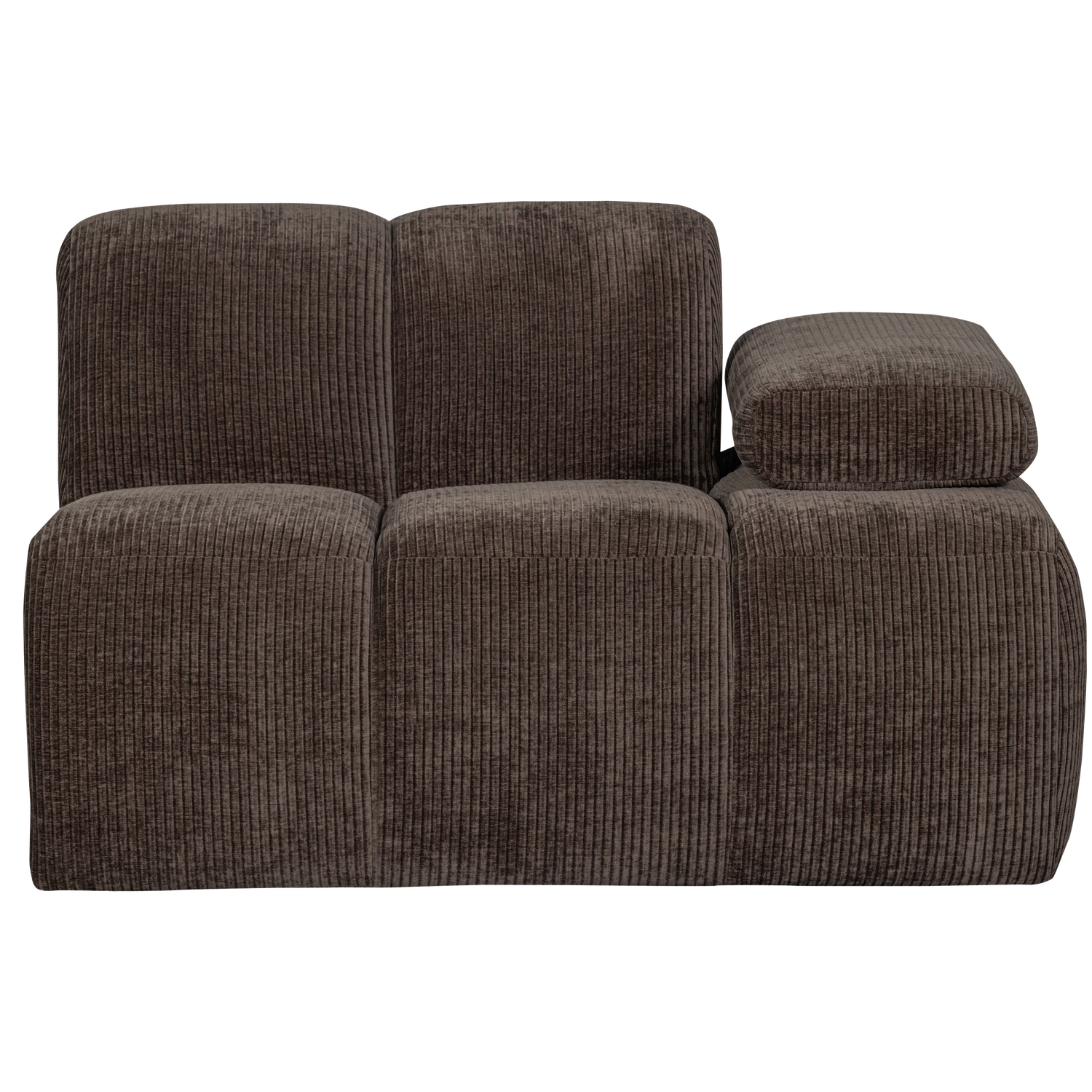 WOOOD canapea modulara MOJO 1-SEATER ELEMENT | 100% Pes | Maro | 74x124x97 cm