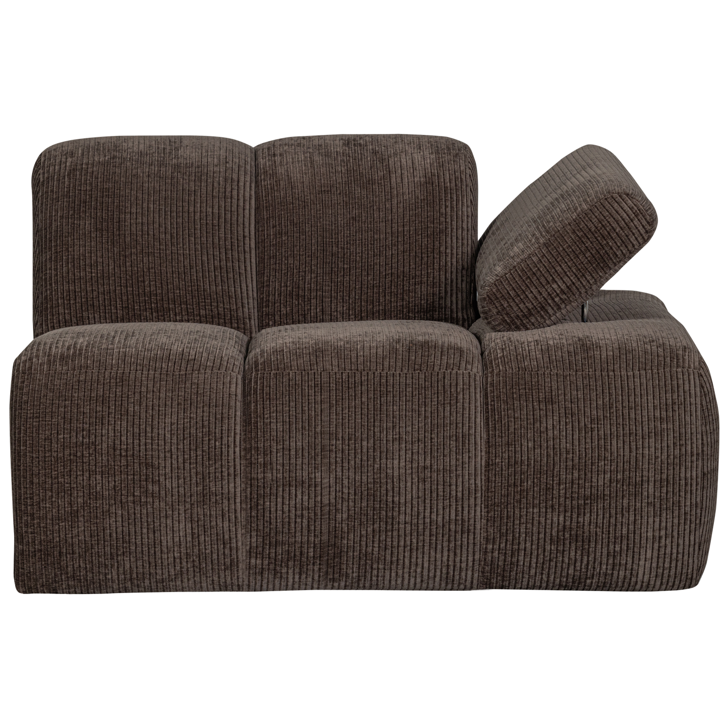 WOOOD canapea modulara MOJO 1-SEATER ELEMENT | 100% Pes | Maro | 74x124x97 cm