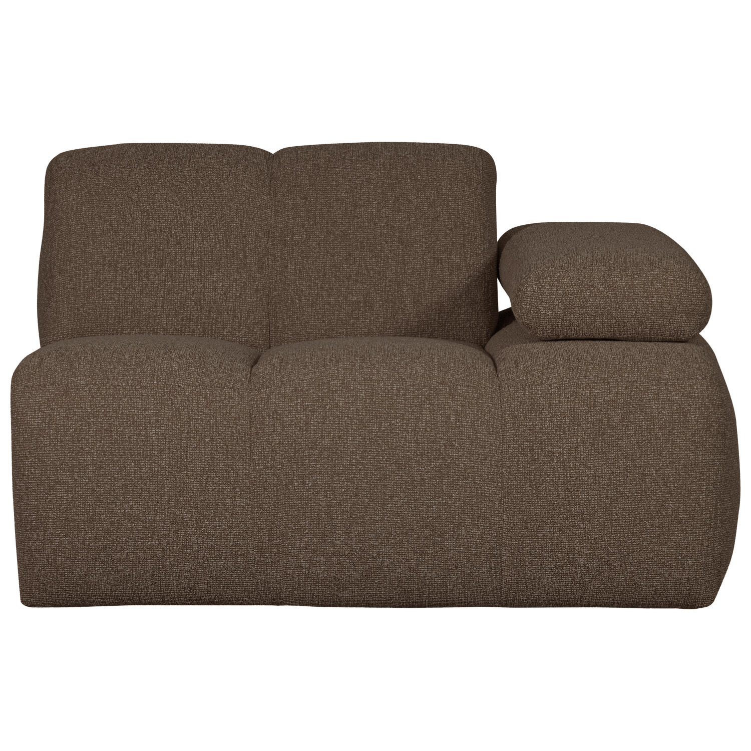 WOOOD canapea modulara MOJO 1-SEATER ELEMENT | 100% Pes | Maro | 74x124x97 cm