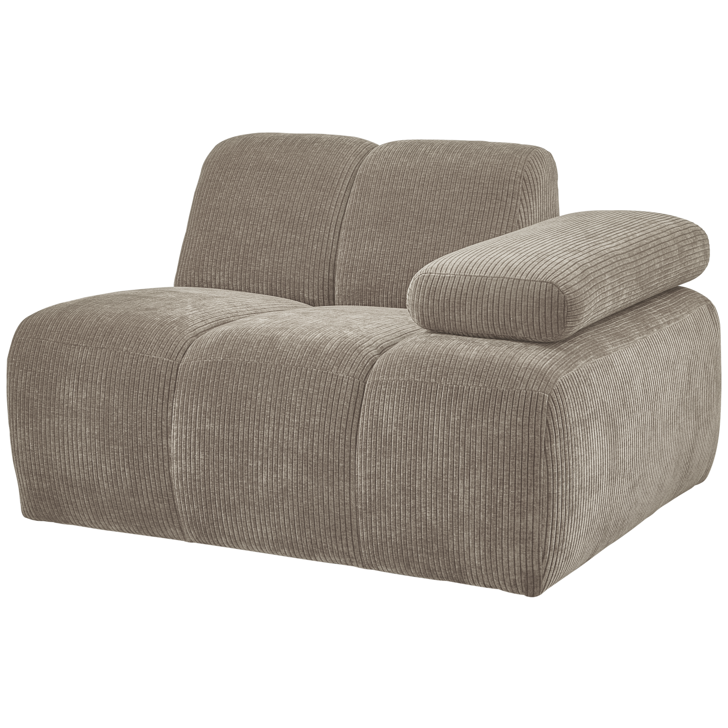 WOOOD canapea modulara MOJO 1-SEATER ELEMENT | 100% Pes | Nisipiu | 74x124x97 cm