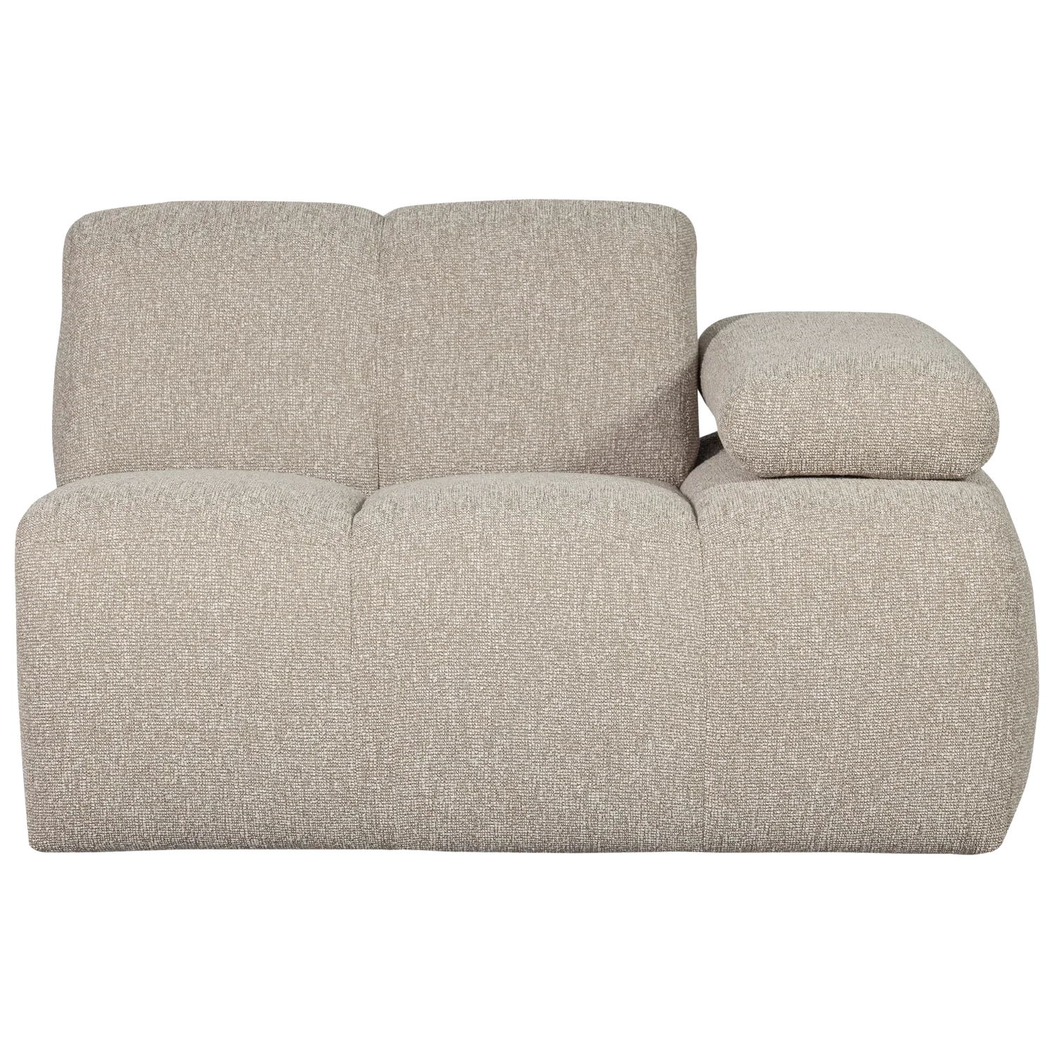 MOJO 1-SEATER ELEMENT ARM RIGHT BOUCLE BEIGE MELANGE