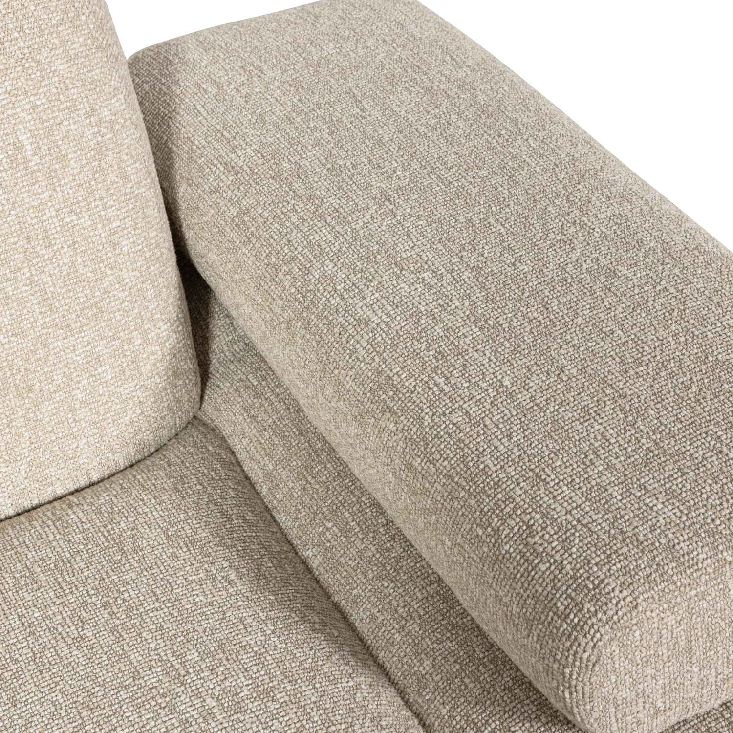MOJO 1-SEATER ELEMENT ARM RIGHT BOUCLE BEIGE MELANGE