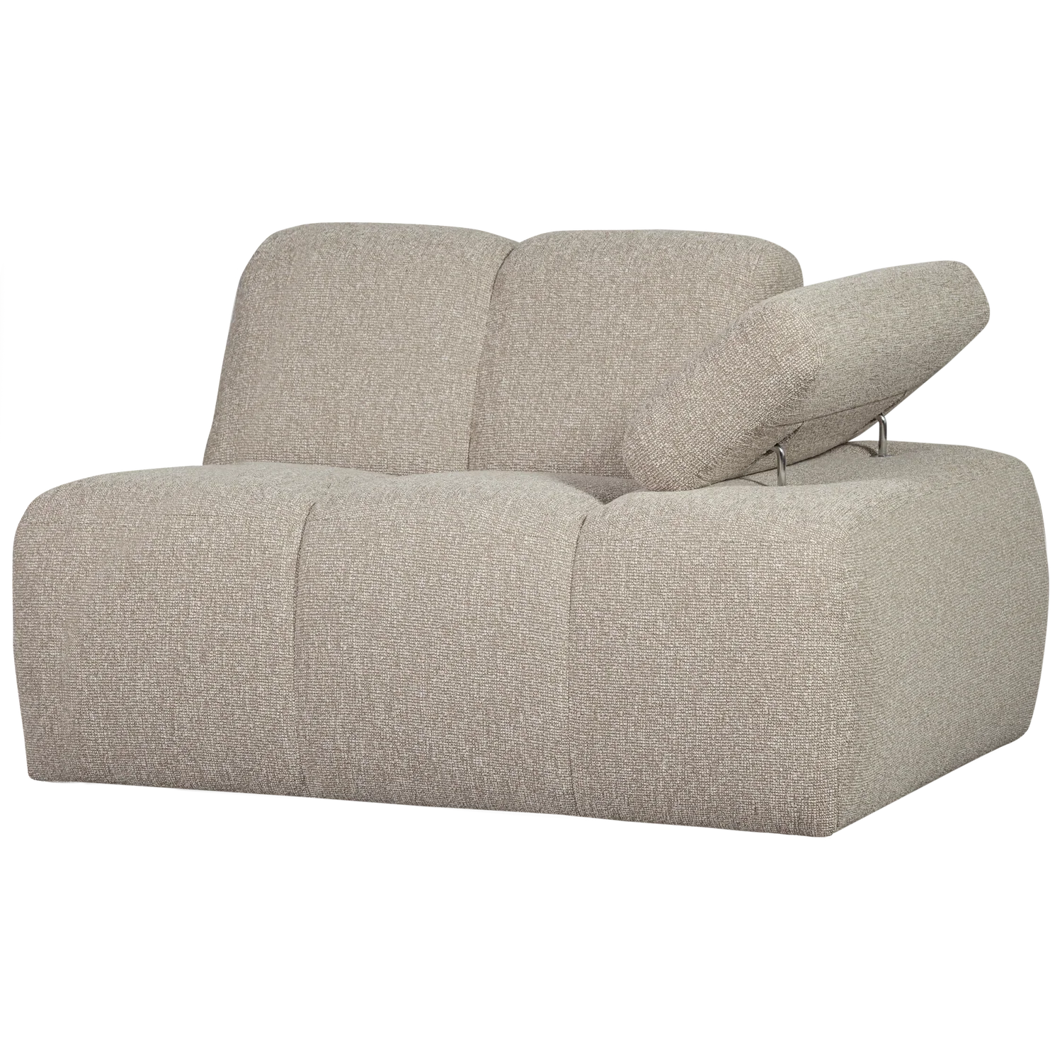 MOJO 1-SEATER ELEMENT ARM RIGHT BOUCLE BEIGE MELANGE
