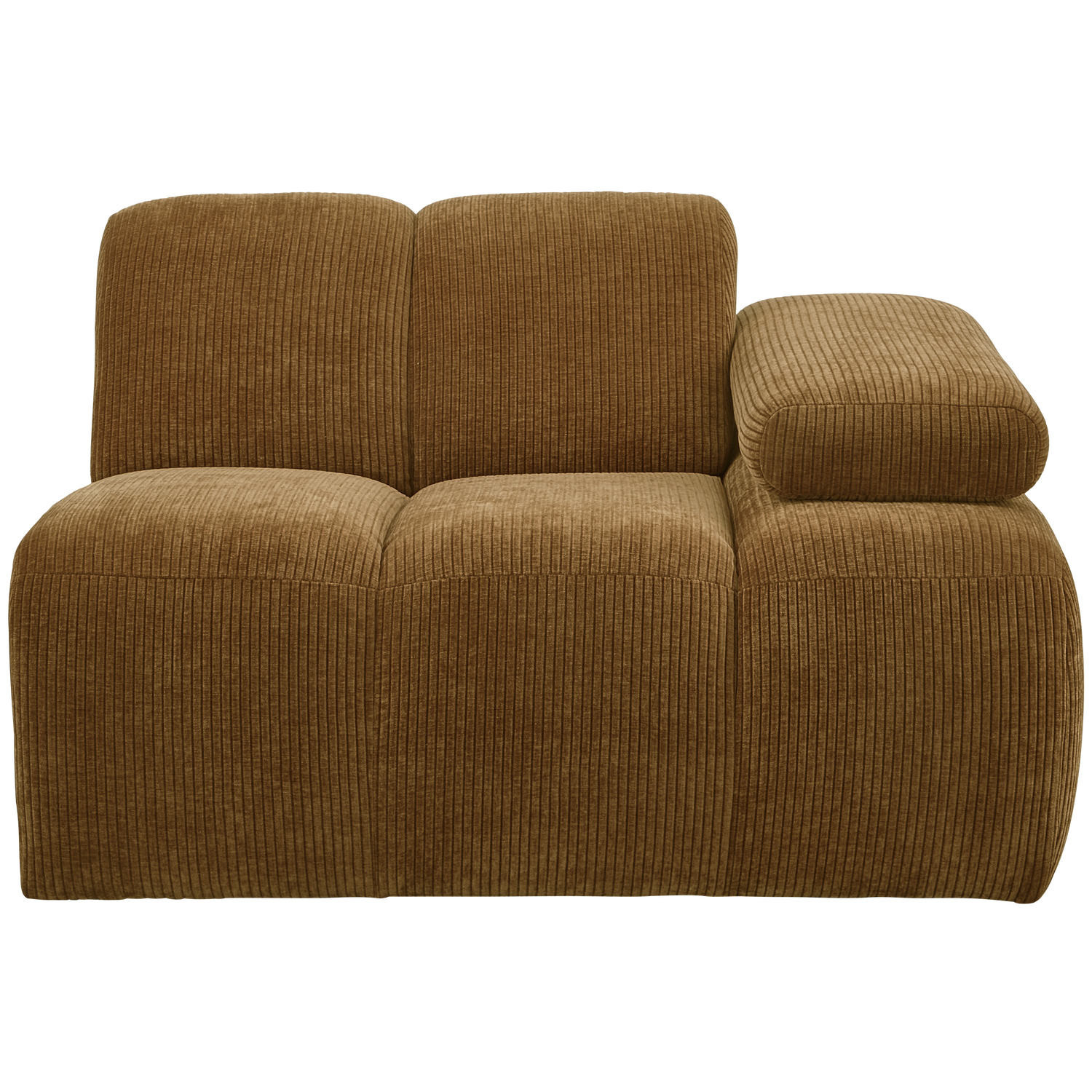 WOOOD canapea modulara MOJO 1-SEATER ELEMENT | 100% Pes | Galben | 74x124x97 cm