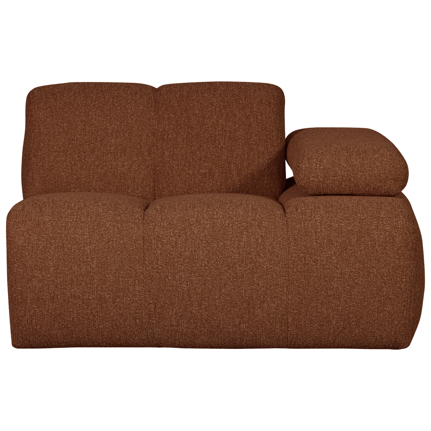 WOOOD canapea modulara MOJO 1-SEATER ELEMENT | 100% Pes | Maro | 74x124x97 cm