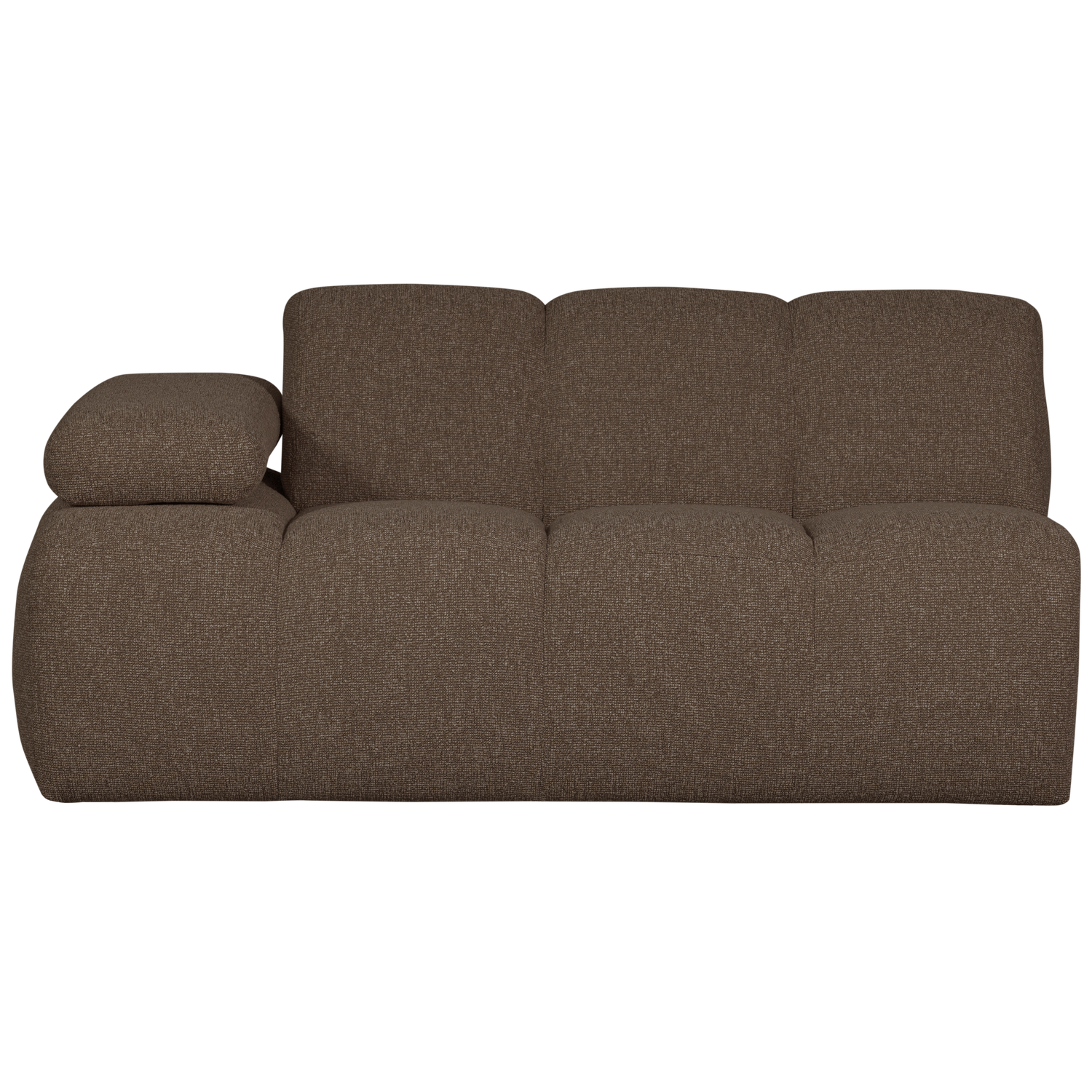 WOOOD canapea modulara MOJO 1,5-SEATER ELEMENT | 100% Pes | Maro | 74x164x97 cm
