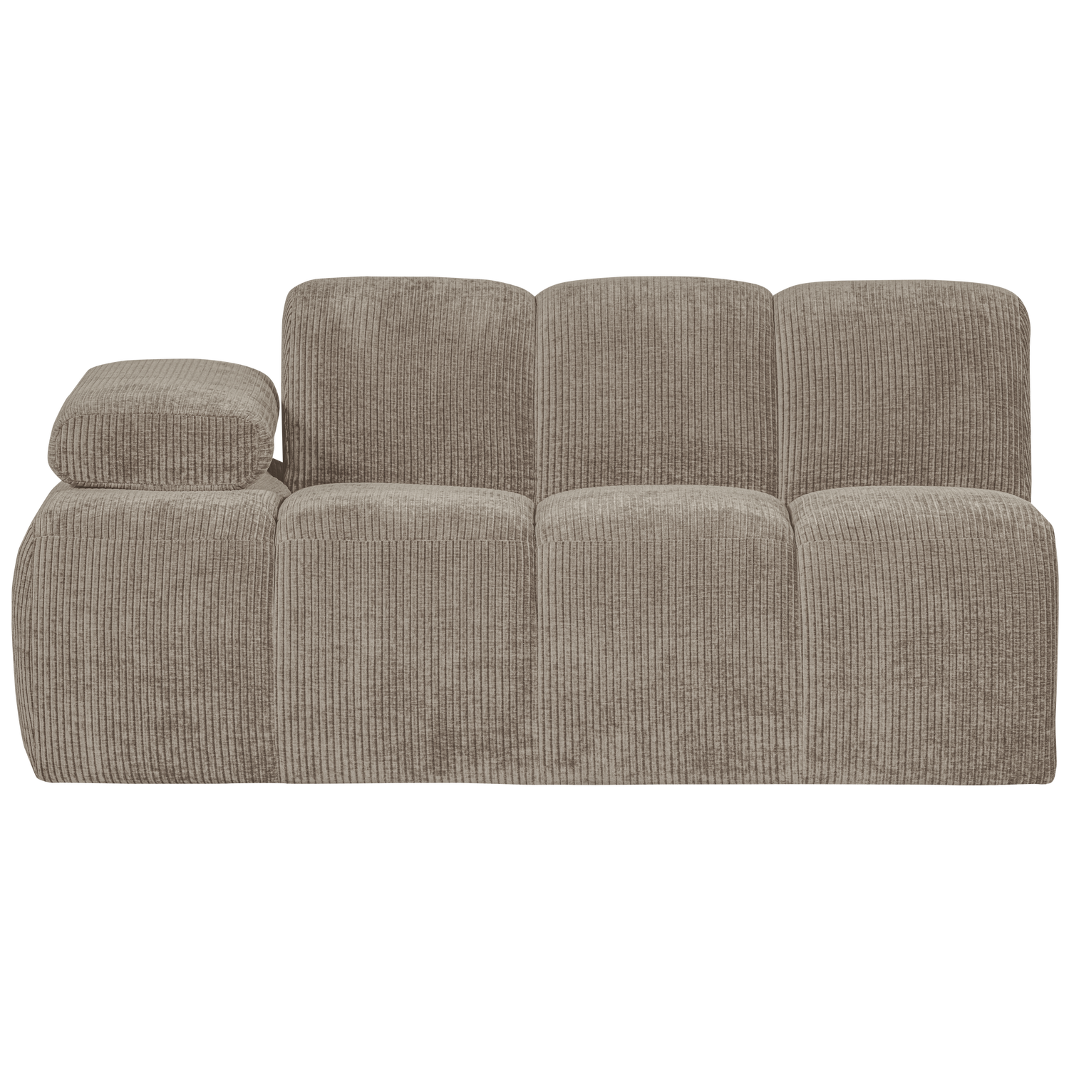 WOOOD canapea modulara MOJO 1,5-SEATER ELEMENT | 100% Pes | Nisipiu | 74x164x97 cm