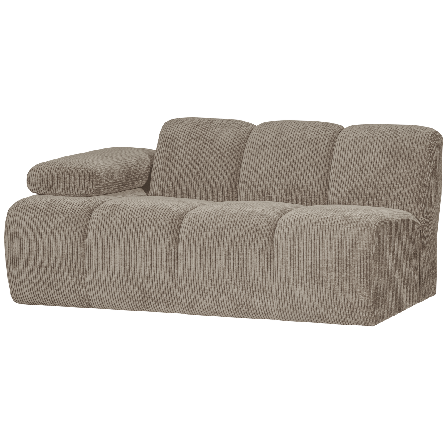 WOOOD canapea modulara MOJO 1,5-SEATER ELEMENT | 100% Pes | Nisipiu | 74x164x97 cm