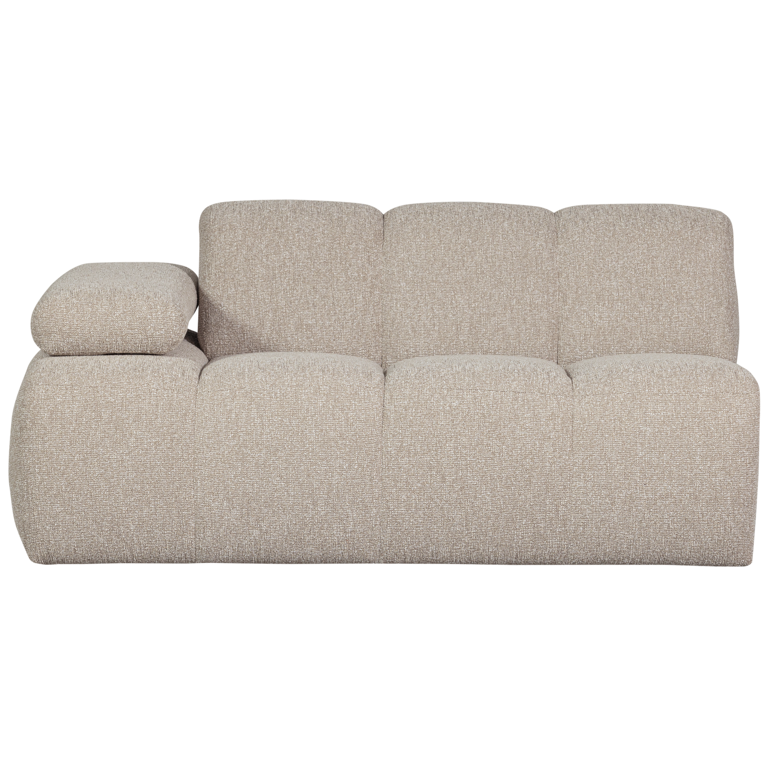 MOJO 1,5-SEATER ELEMENT ARM LEFT BOUCLE BEIGE MELANGE