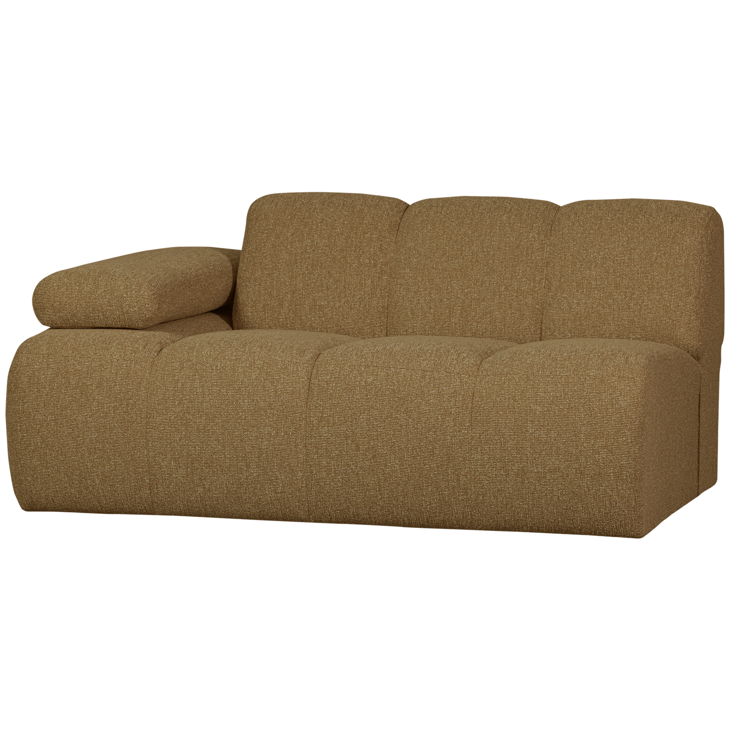 WOOOD canapea modulara MOJO 1,5-SEATER ELEMENT | 100% Pes | Galben | 74x164x97 cm