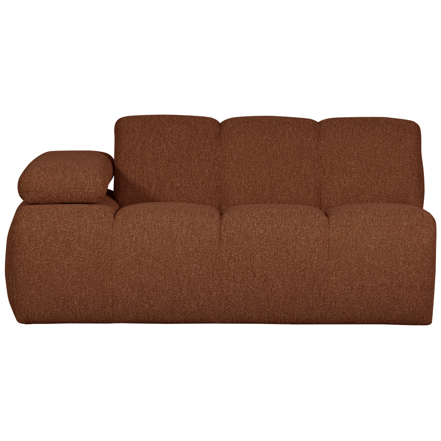 WOOOD canapea modulara MOJO 1,5-SEATER ELEMENT | 100% Pes | Maro | 74x164x97 cm
