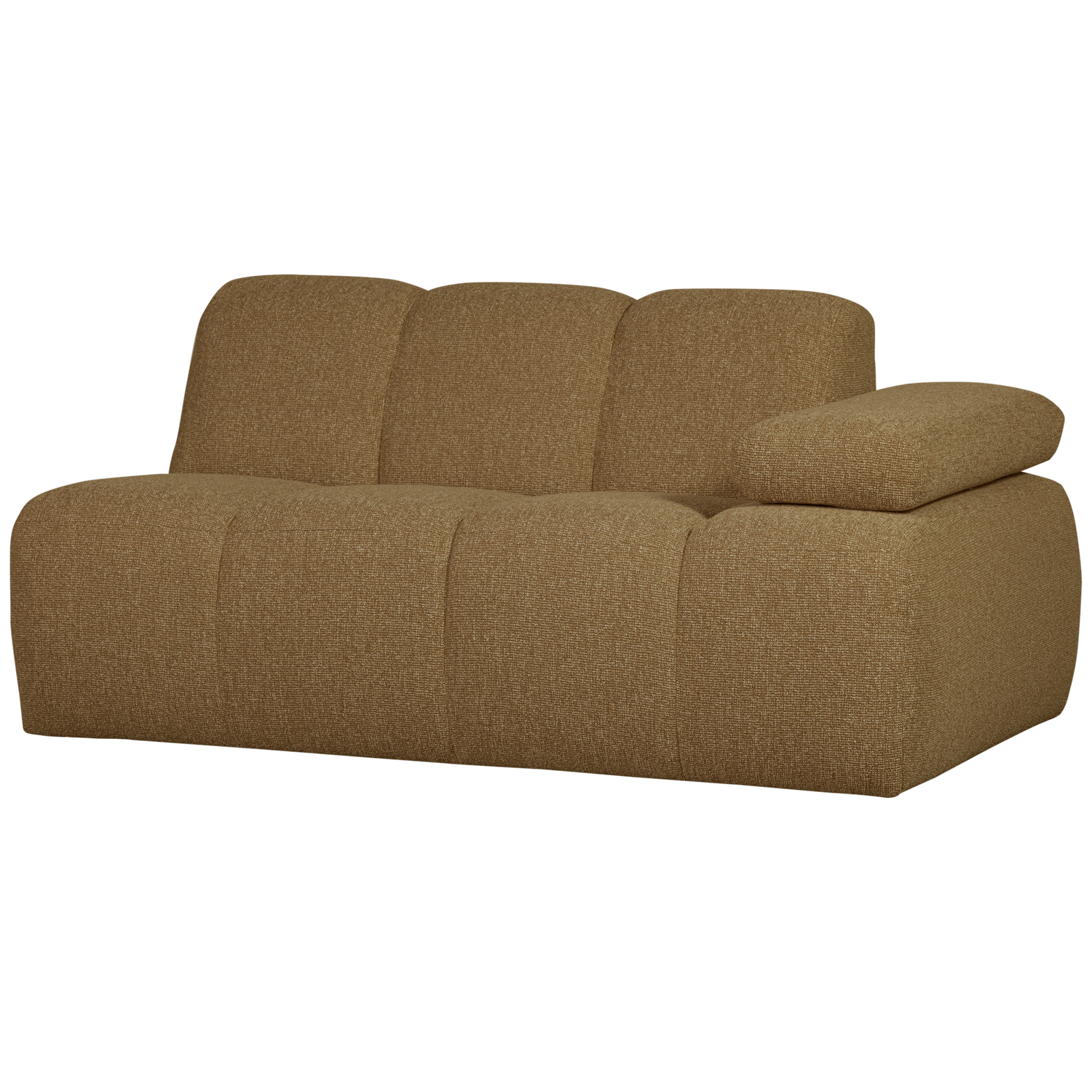 WOOOD canapea modulara MOJO 1,5-SEATER ELEMENT | 100% Pes | Galben | 74x164x97 cm