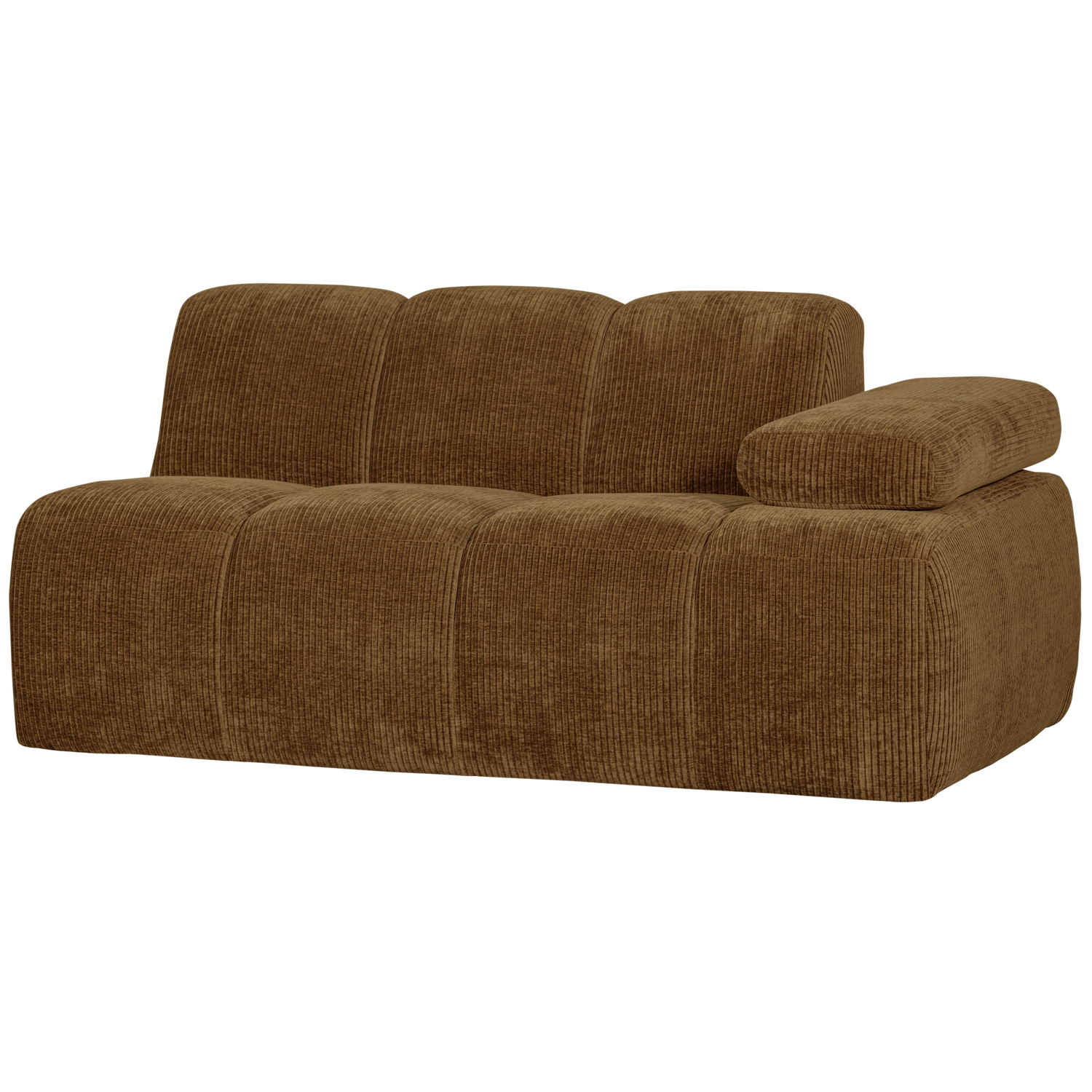 WOOOD canapea modulara MOJO 1,5-SEATER ELEMENT | 100% Pes | Galben | 74x164x97 cm