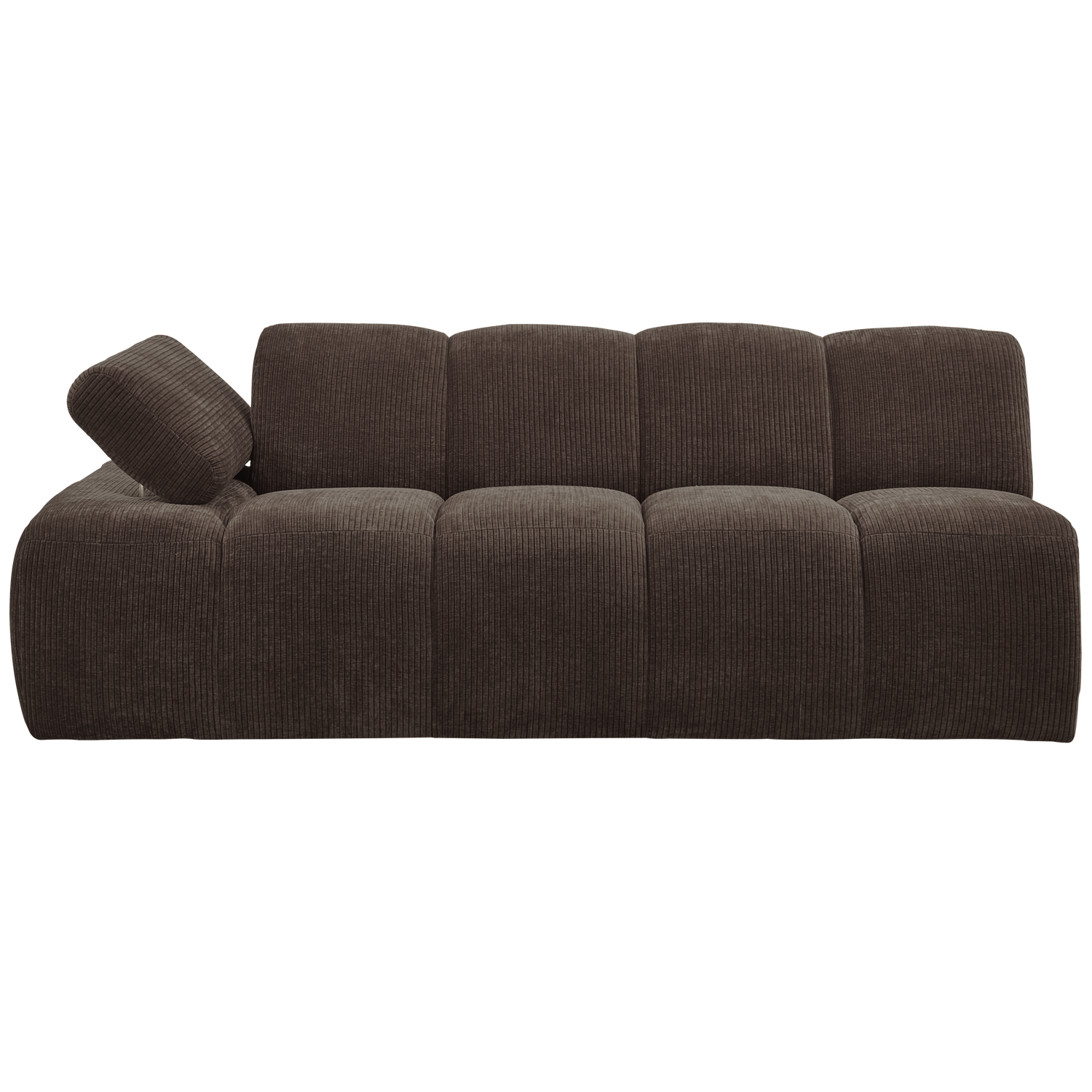 WOOOD canapea modulara MOJO | 100% Pes | Maro | 74x204x97 cm