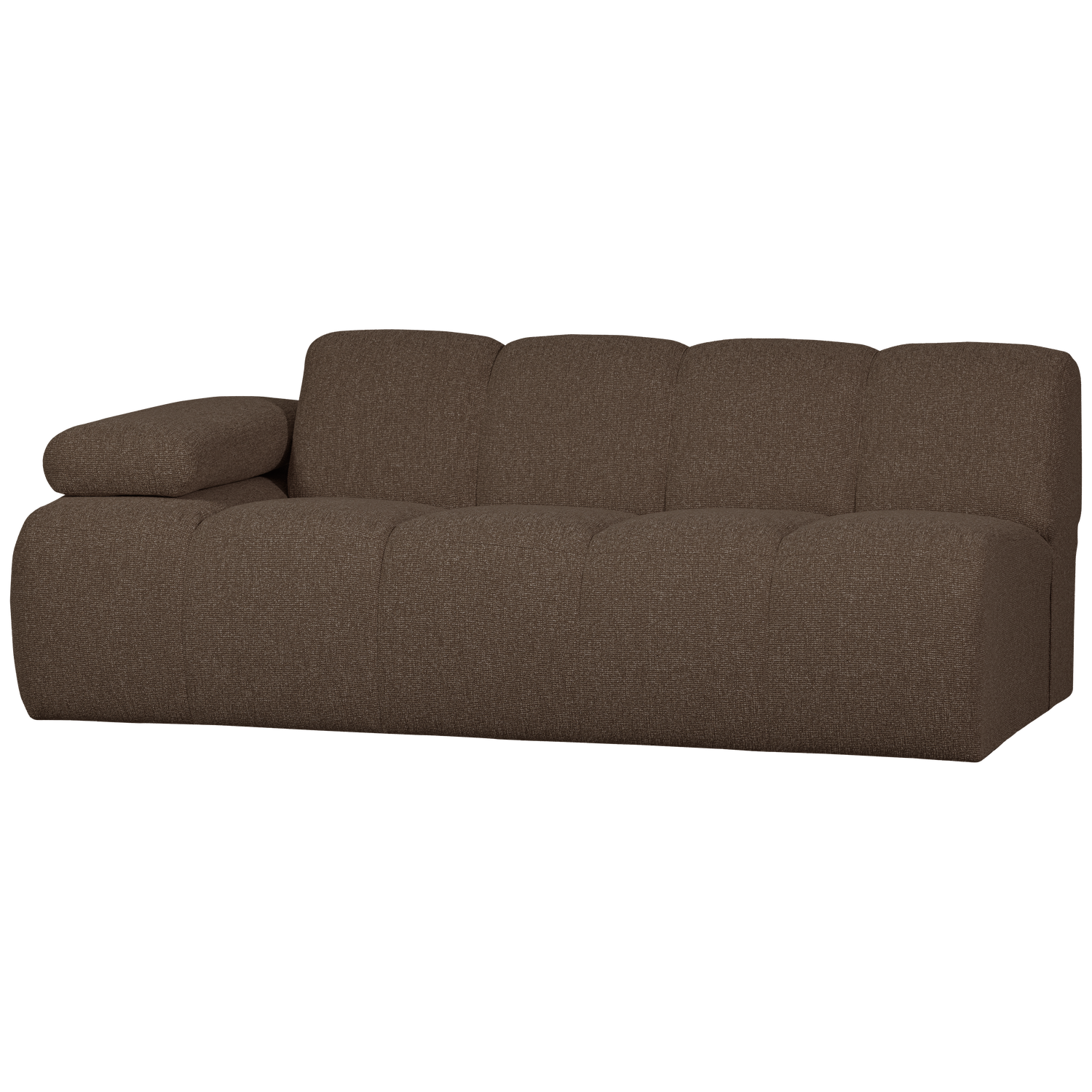 WOOOD canapea modulara MOJO | 100% Pes | Maro | 74x204x97 cm