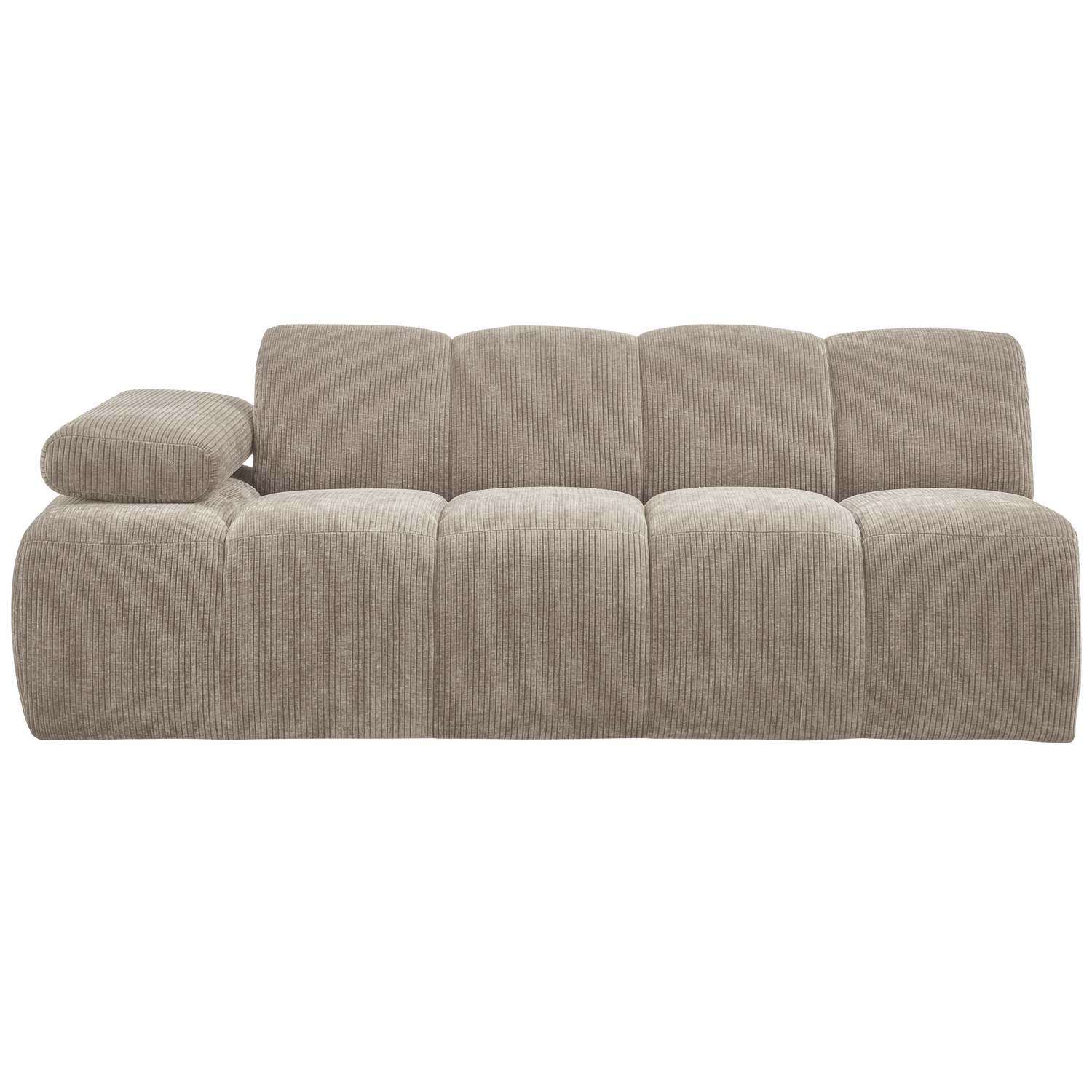 WOOOD canapea modulara MOJO | 100% Pes | Nisipiu | 74x204x97 cm