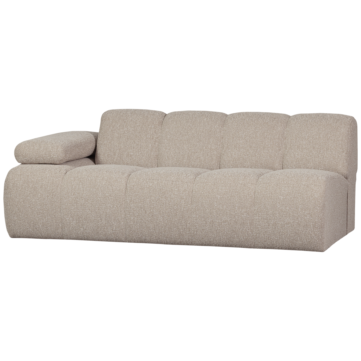 WOOOD canapea modulara MOJO | 100% Pes | Bej | 74x204x97 cm