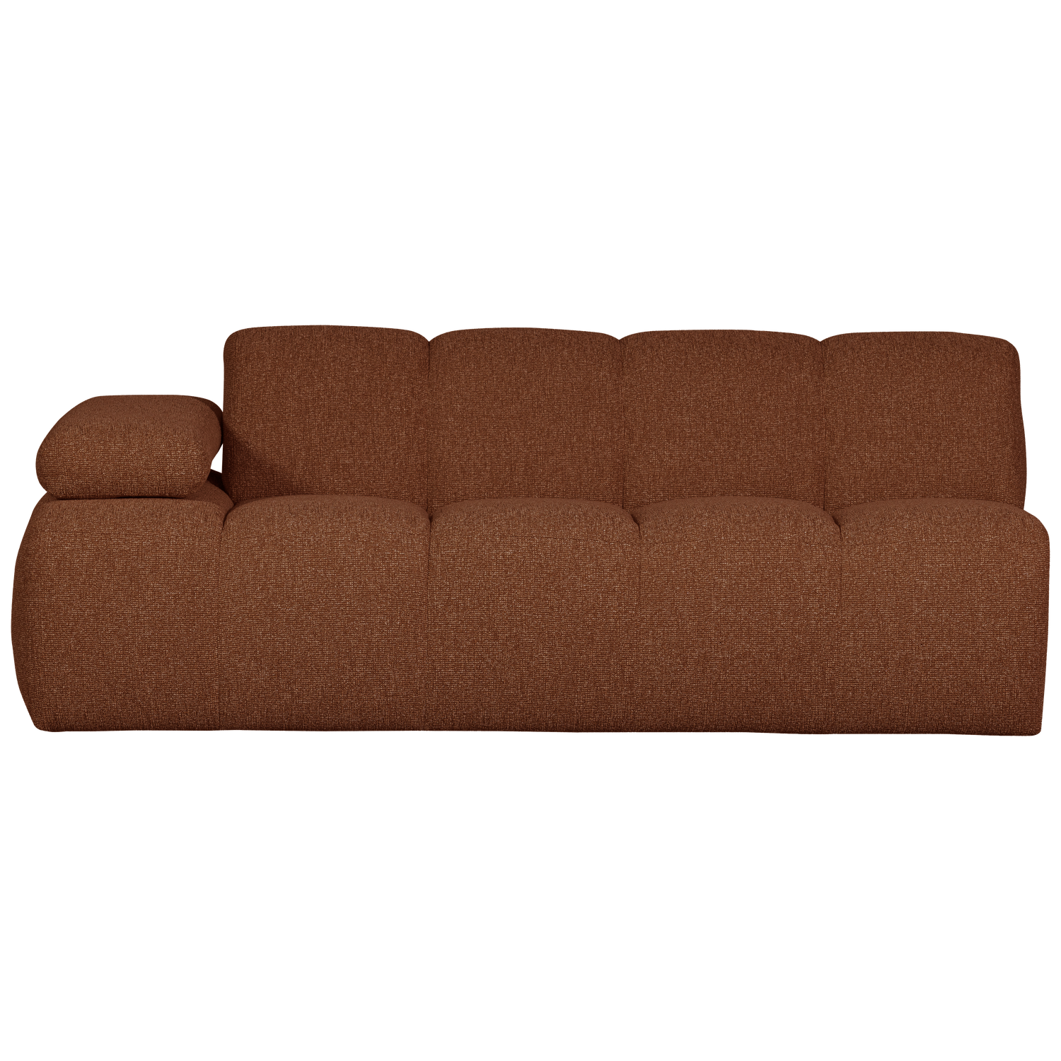 WOOOD canapea modulara MOJO | 100% Pes | Maro | 74x204x97 cm
