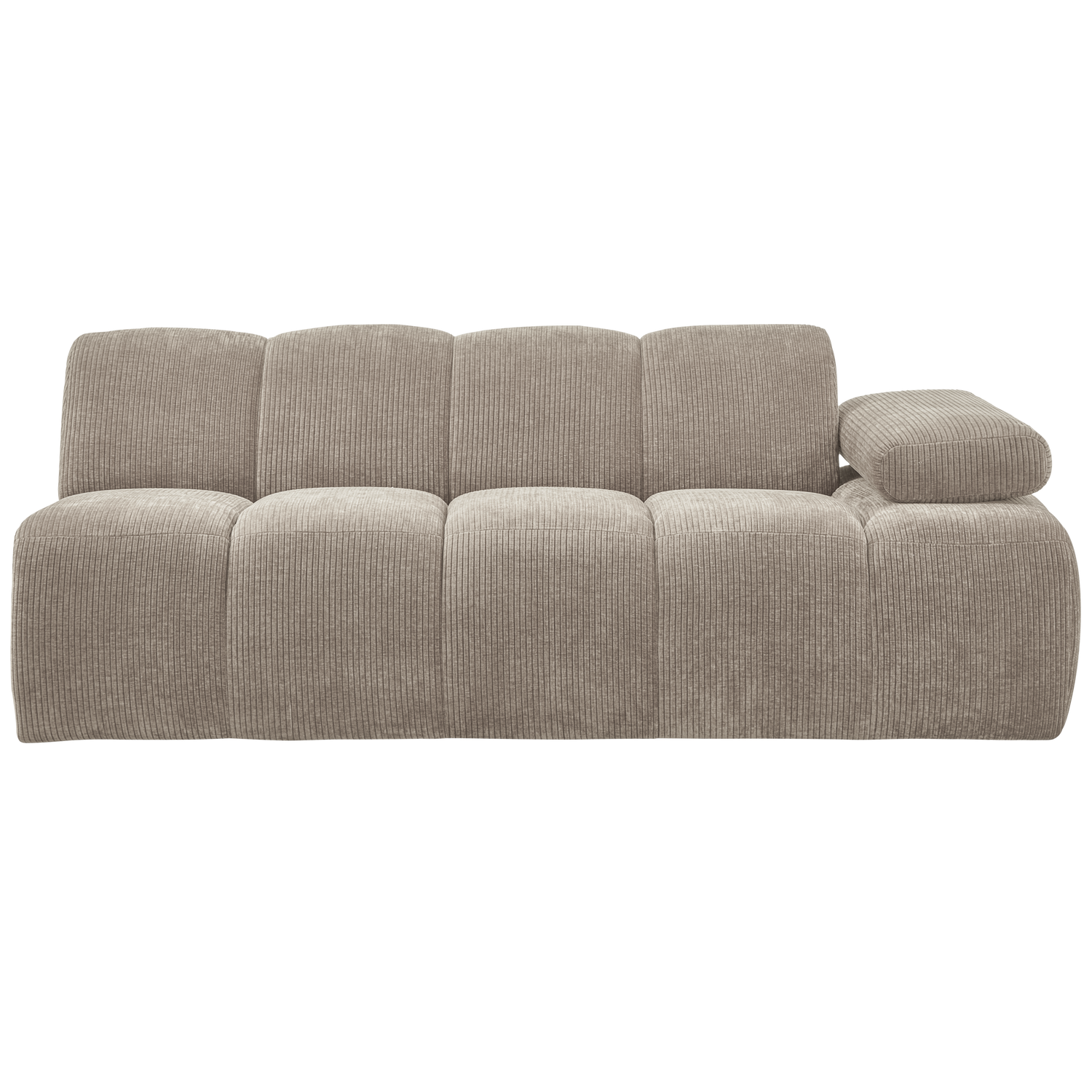 WOOOD canapea modulara MOJO | 100% Pes | Nisipiu | 74x204x97 cm