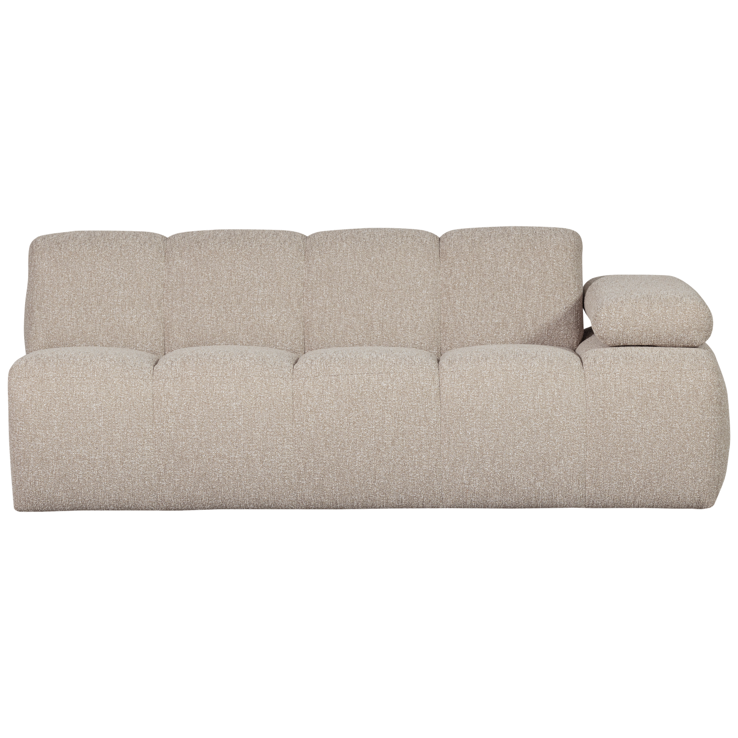 MOJO 2-SEATER ELEMENT ARM RIGHT BOUCLE BEIGE MELANGE