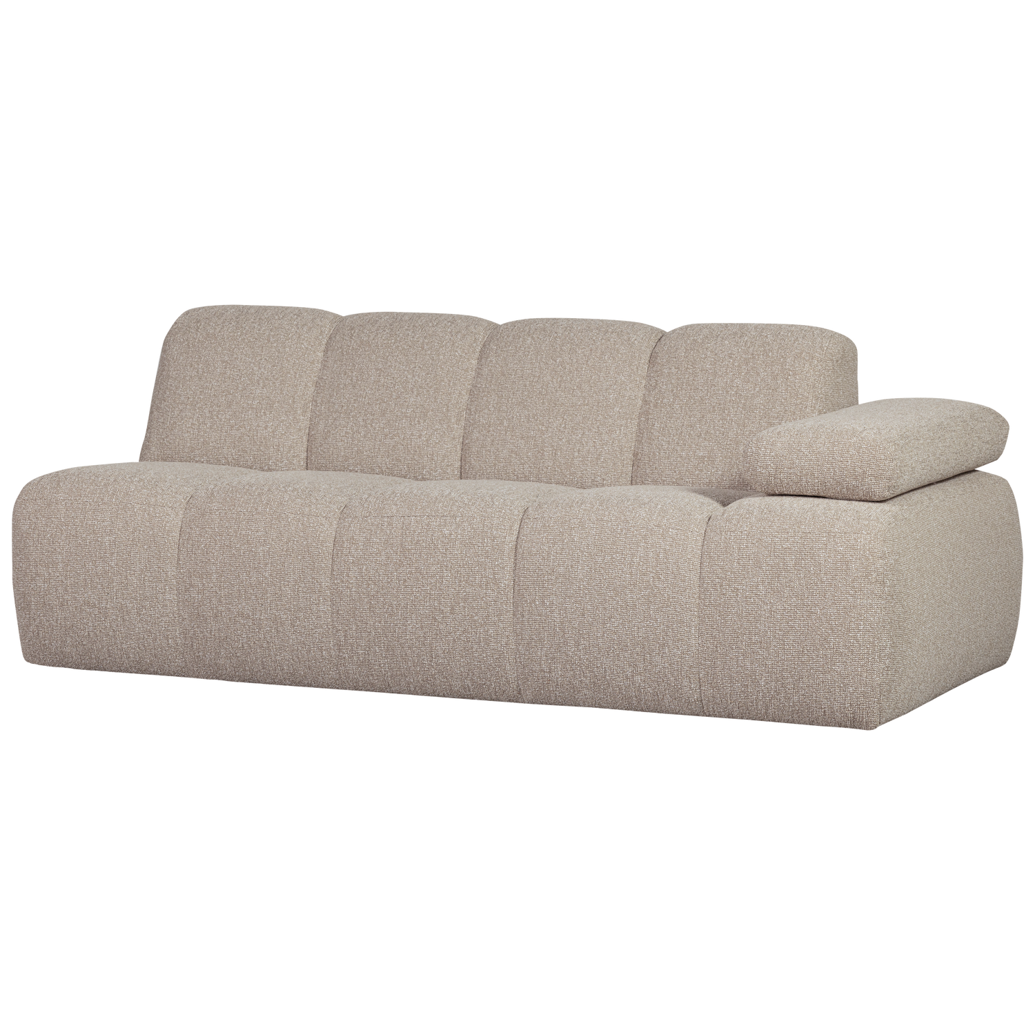 MOJO 2-SEATER ELEMENT ARM RIGHT BOUCLE BEIGE MELANGE
