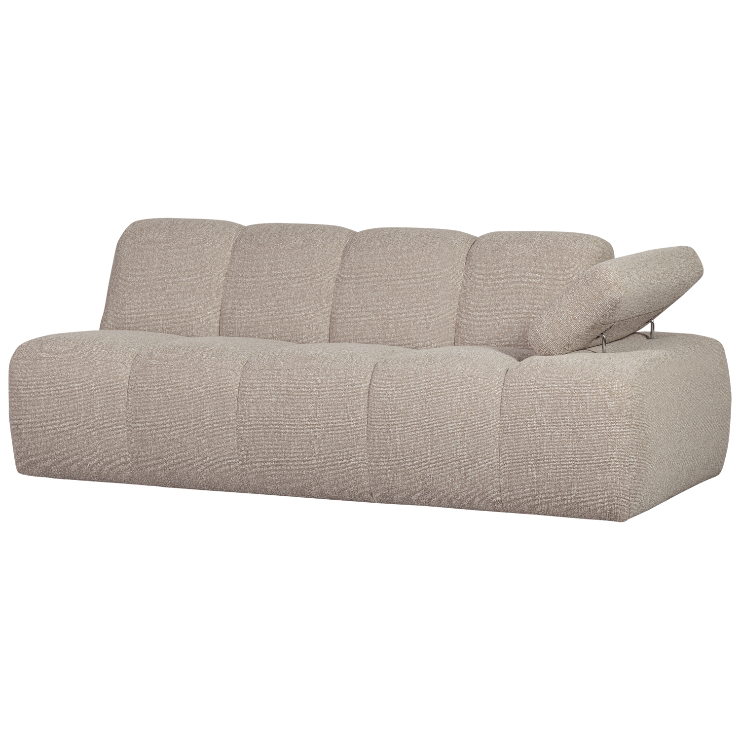 MOJO 2-SEATER ELEMENT ARM RIGHT BOUCLE BEIGE MELANGE