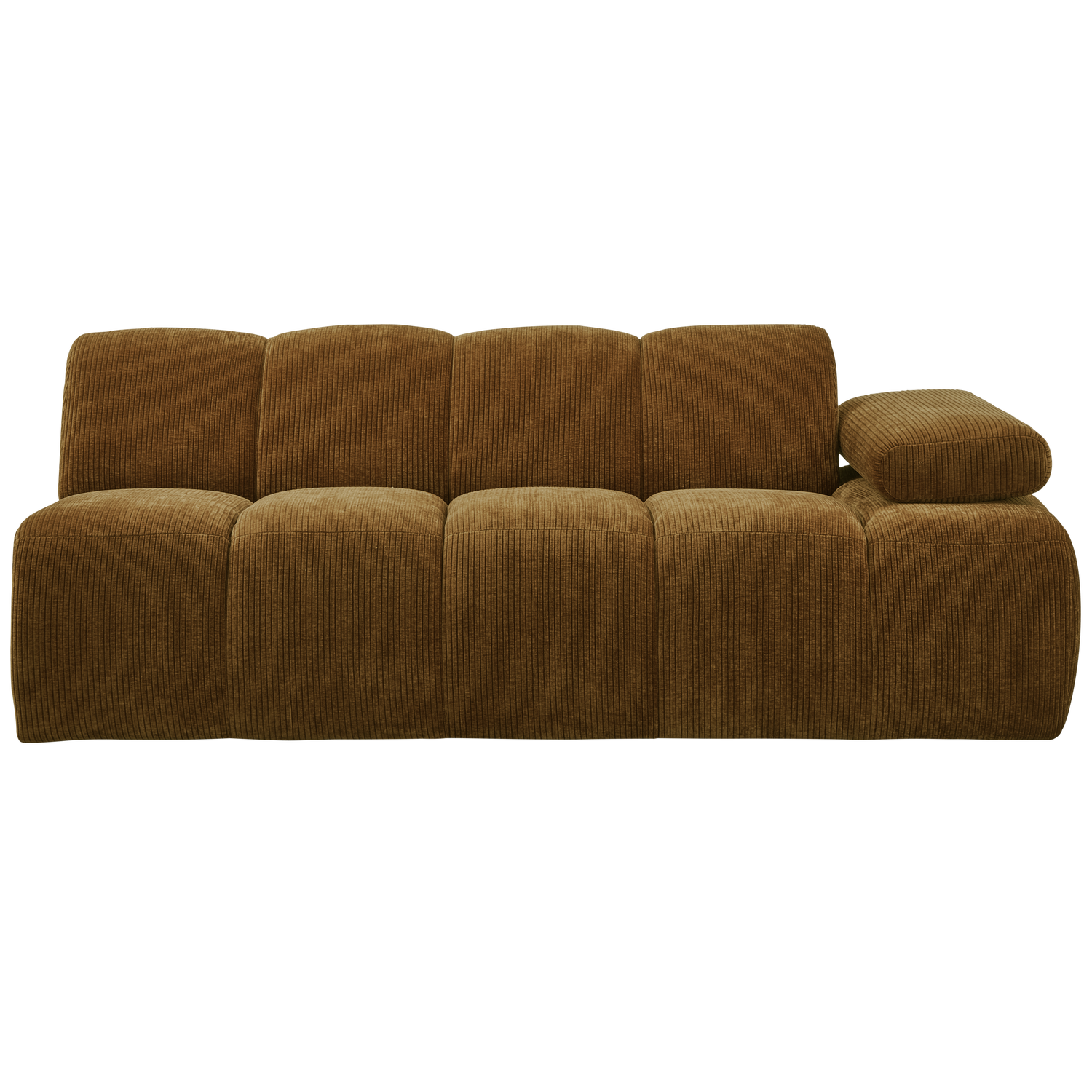 WOOOD canapea modulara MOJO | 100% Pes | Galben | 74x204x97 cm