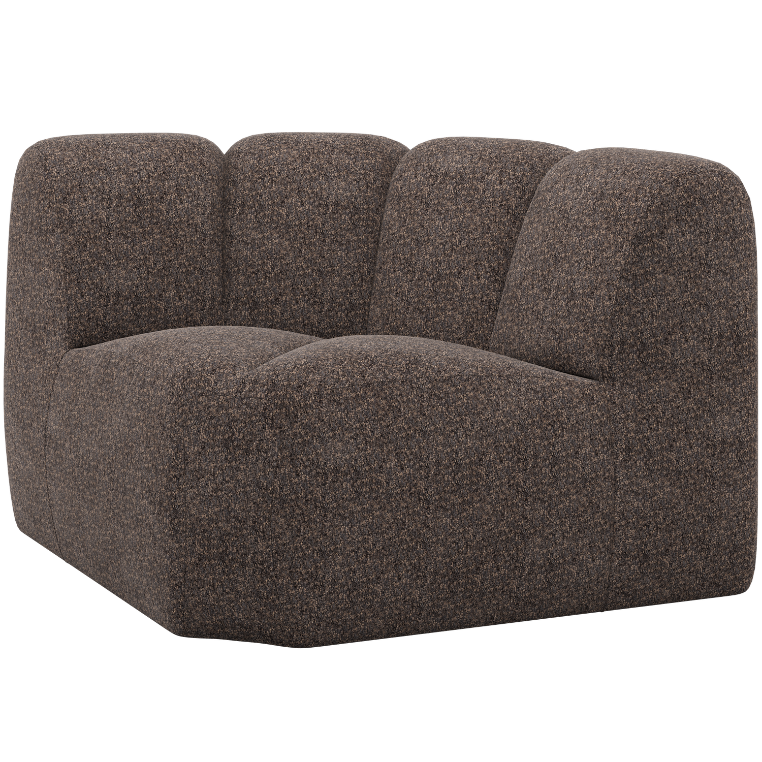 WOOOD canapea modulara MOJO | 100% Pes | Maro | 74x110x110 cm