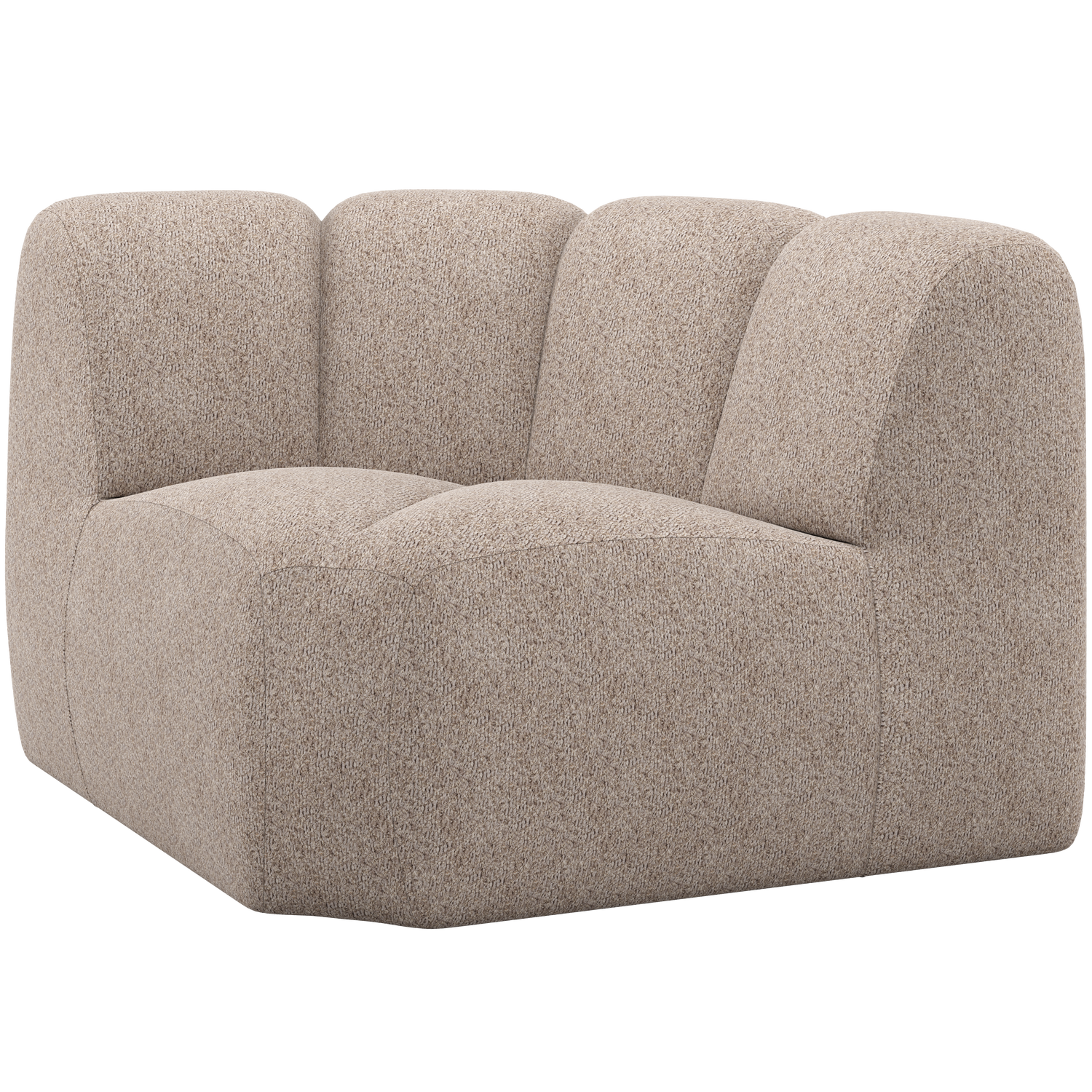 WOOOD canapea modulara MOJO | 100% Pes | Nisipiu | 74x110x110 cm