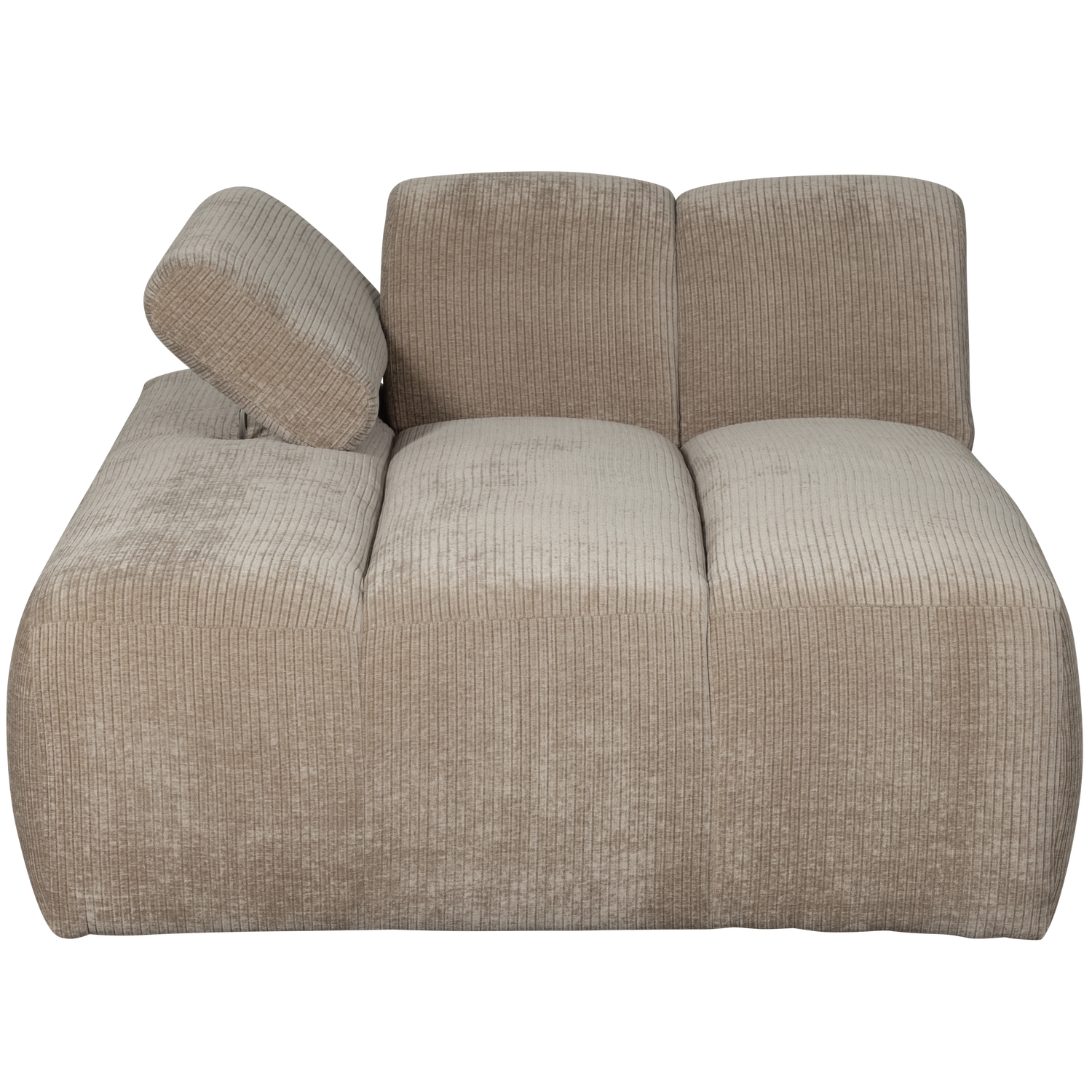 WOOOD canapea modulara MOJO CHAISE LONGUE ELEMENT | 100% Pes | Nisipiu | 74x124x162 cm
