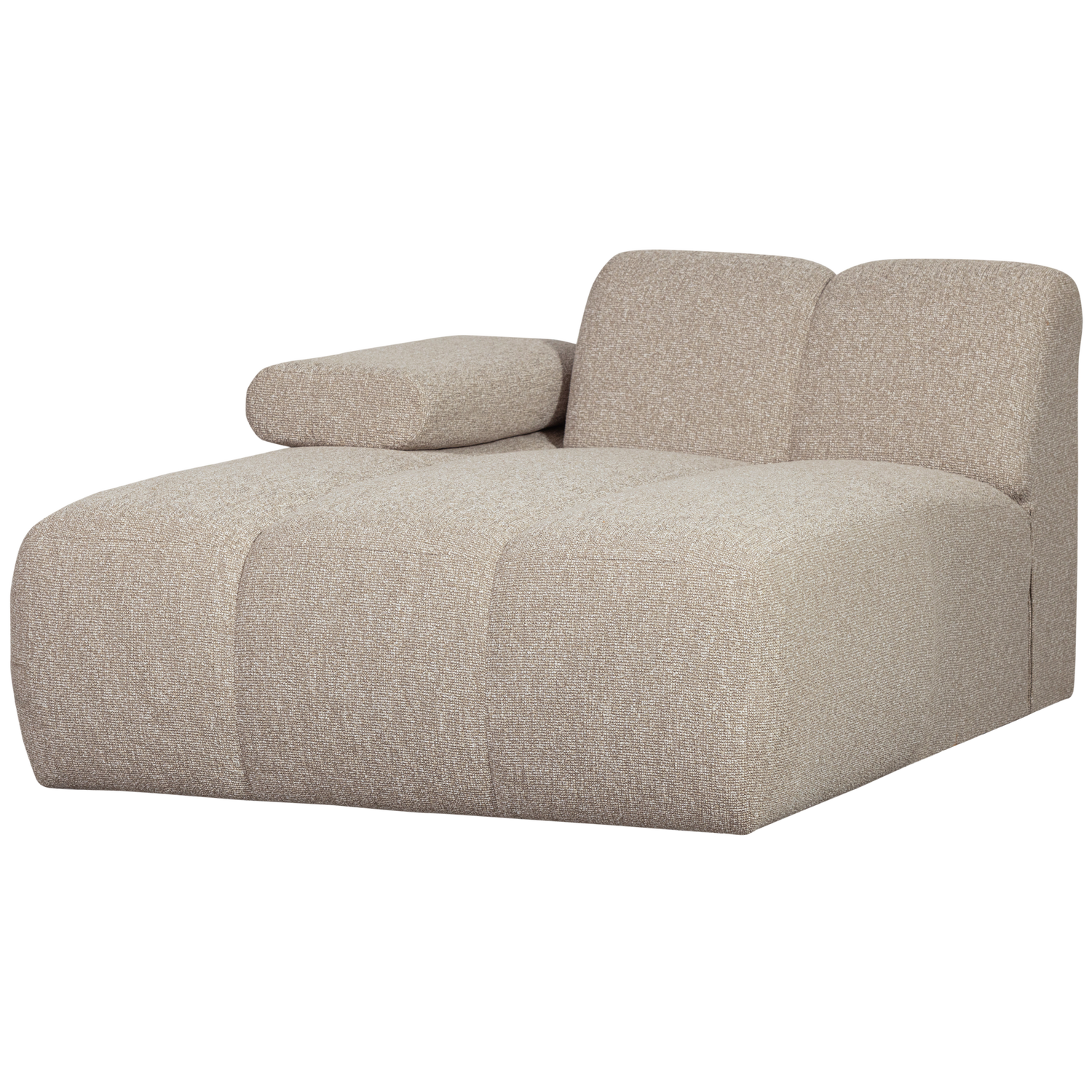MOJO CHAISE LONGUE ELEMENT LEFT BOUCLE BEIGE MELANGE