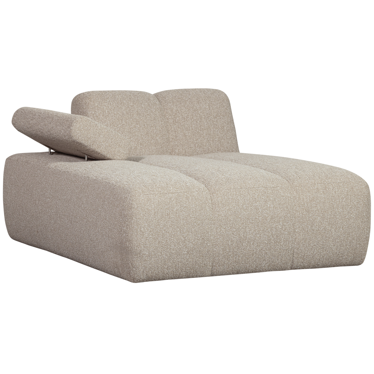 MOJO CHAISE LONGUE ELEMENT LEFT BOUCLE BEIGE MELANGE