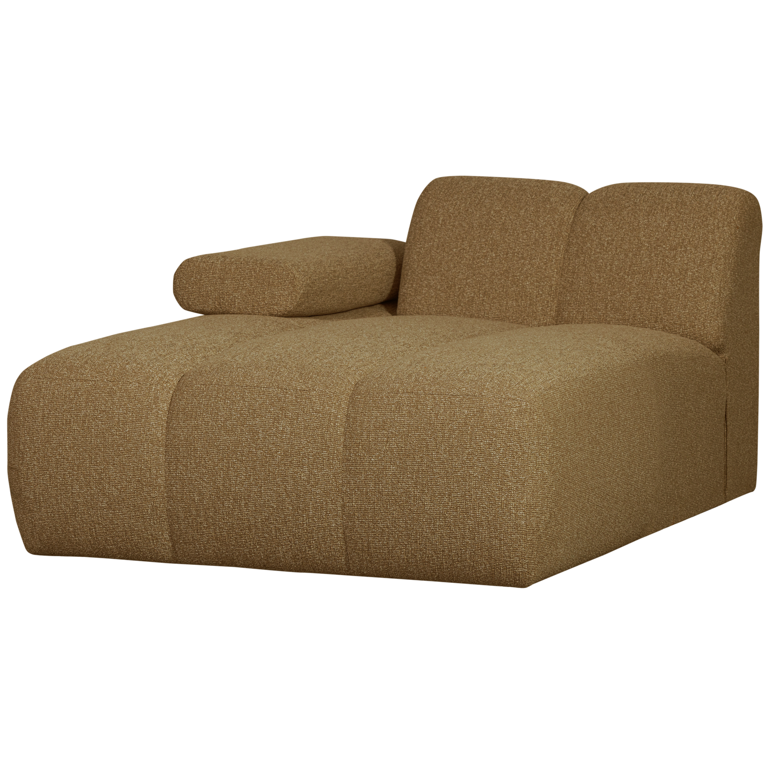 WOOOD canapea modulara MOJO CHAISE LONGUE ELEMENT | 100% Pes | Galben | 74x124x162 cm