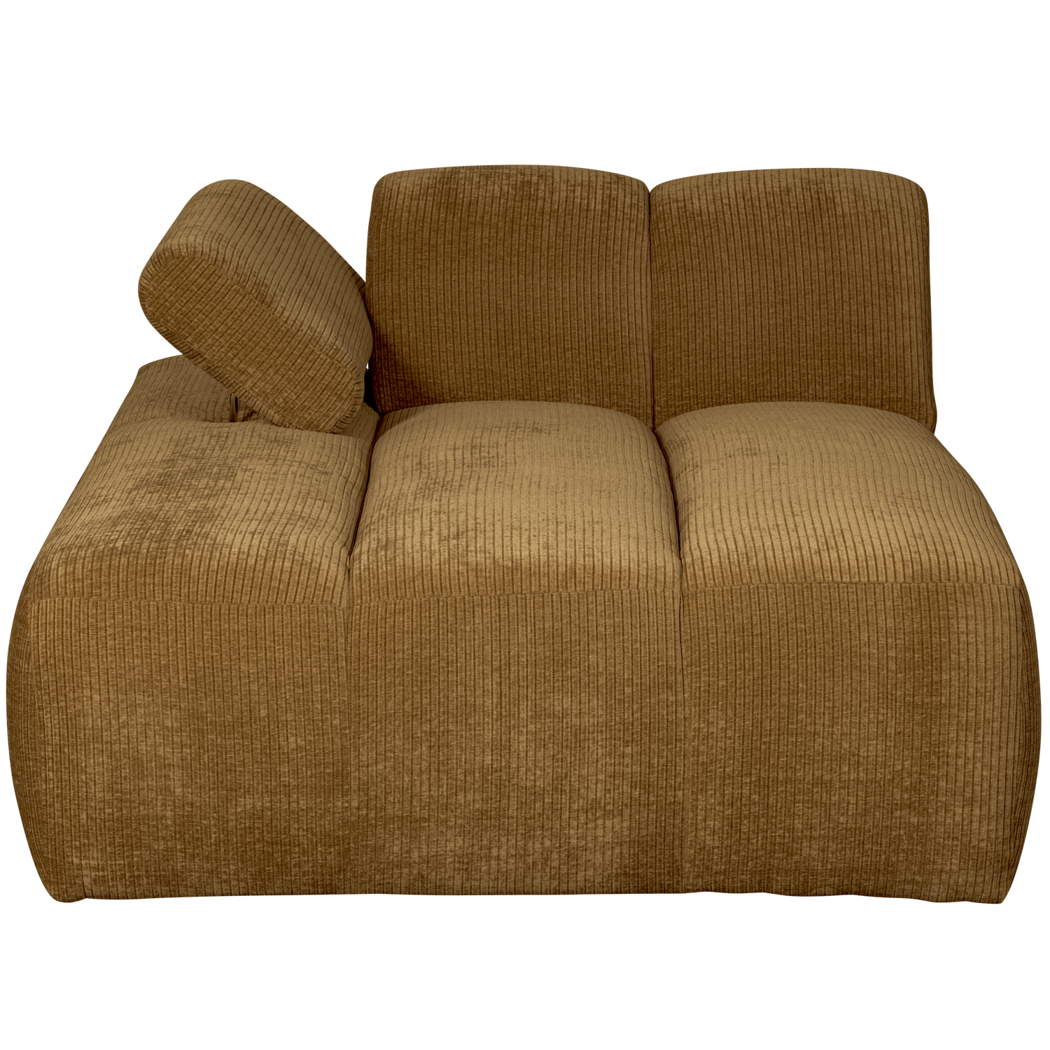 WOOOD canapea modulara MOJO CHAISE LONGUE ELEMENT | 100% Pes | Galben | 74x124x162 cm