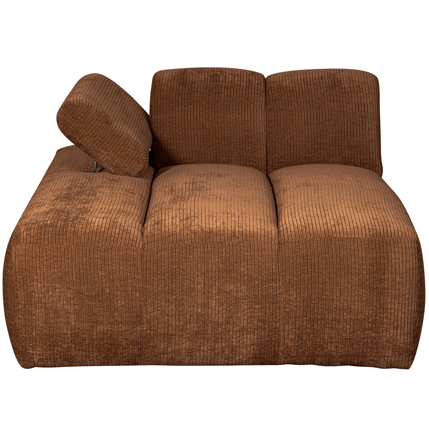 WOOOD canapea modulara MOJO CHAISE LONGUE ELEMENT | 100% Pes | Maro | 74x124x162 cm