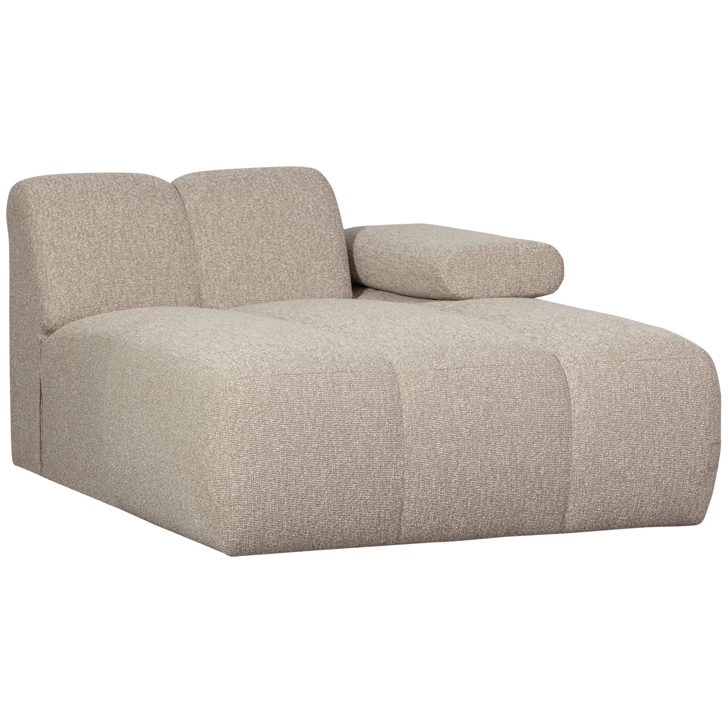 MOJO CHAISE LONGUE ELEMENT RIGHT BOUCLE BEIGE MELANGE