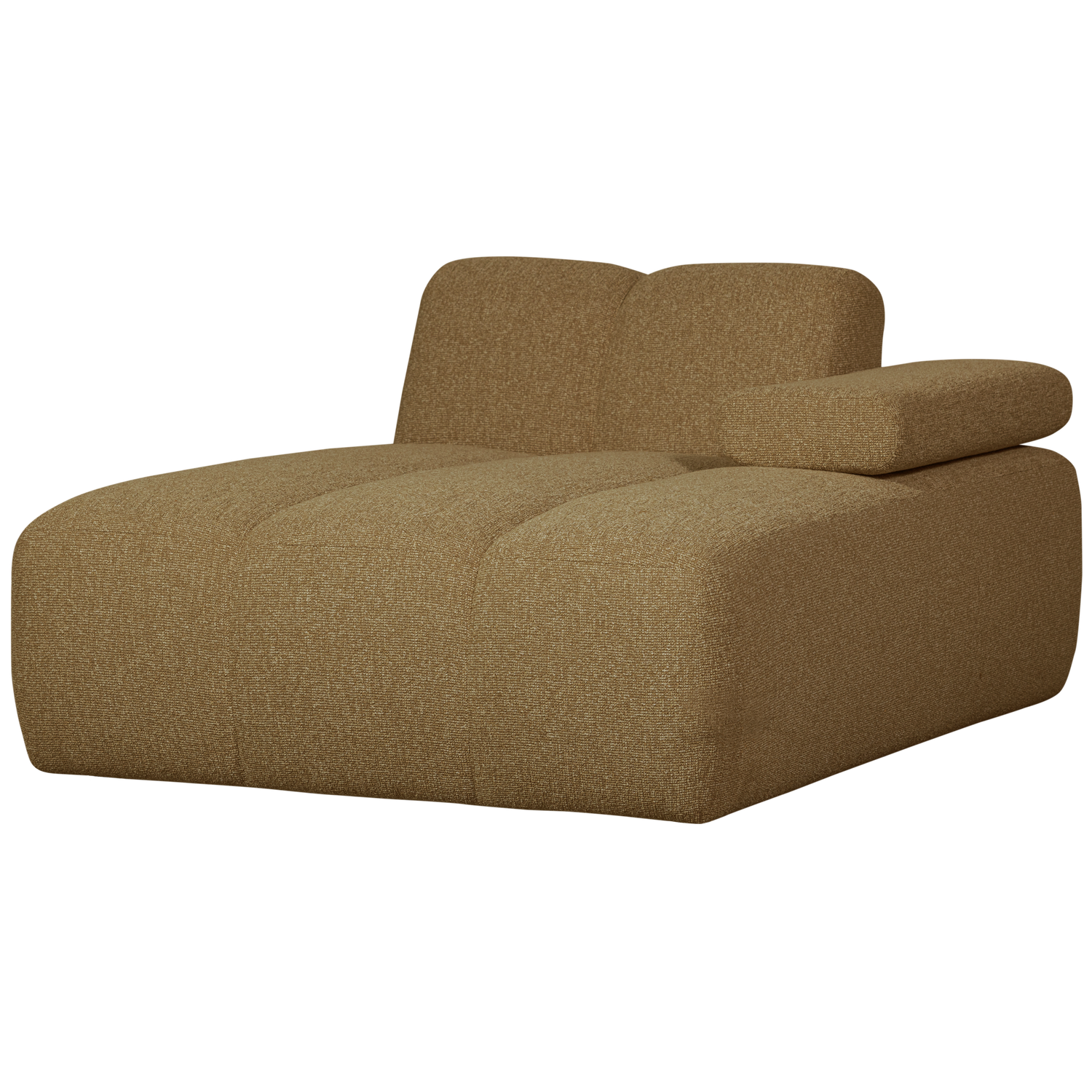 WOOOD canapea modulara MOJO CHAISE LONGUE ELEMENT | 100% Pes | Galben | 74x124x162 cm