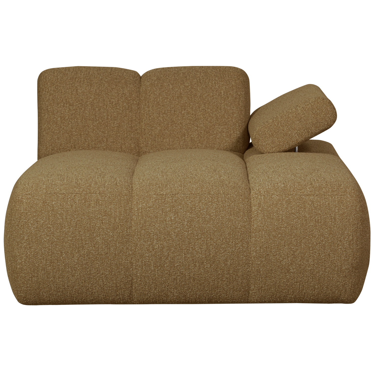 WOOOD canapea modulara MOJO CHAISE LONGUE ELEMENT | 100% Pes | Galben | 74x124x162 cm