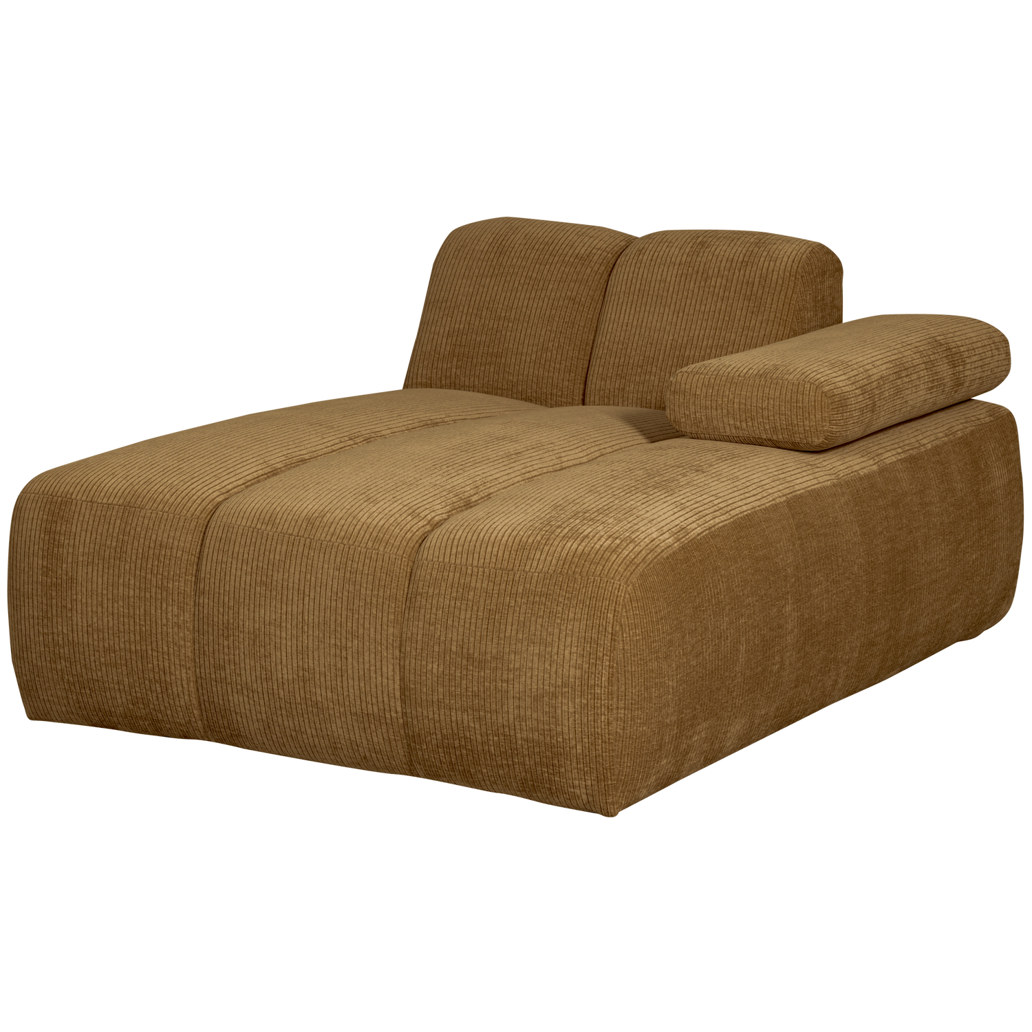 WOOOD canapea modulara MOJO CHAISE LONGUE ELEMENT | 100% Pes | Galben | 74x124x162 cm