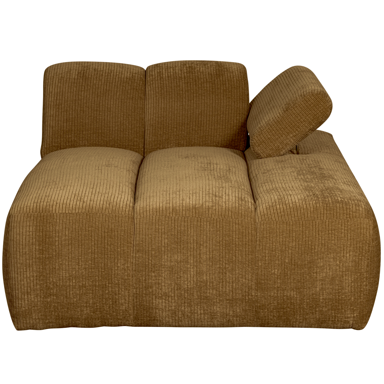 WOOOD canapea modulara MOJO CHAISE LONGUE ELEMENT | 100% Pes | Galben | 74x124x162 cm