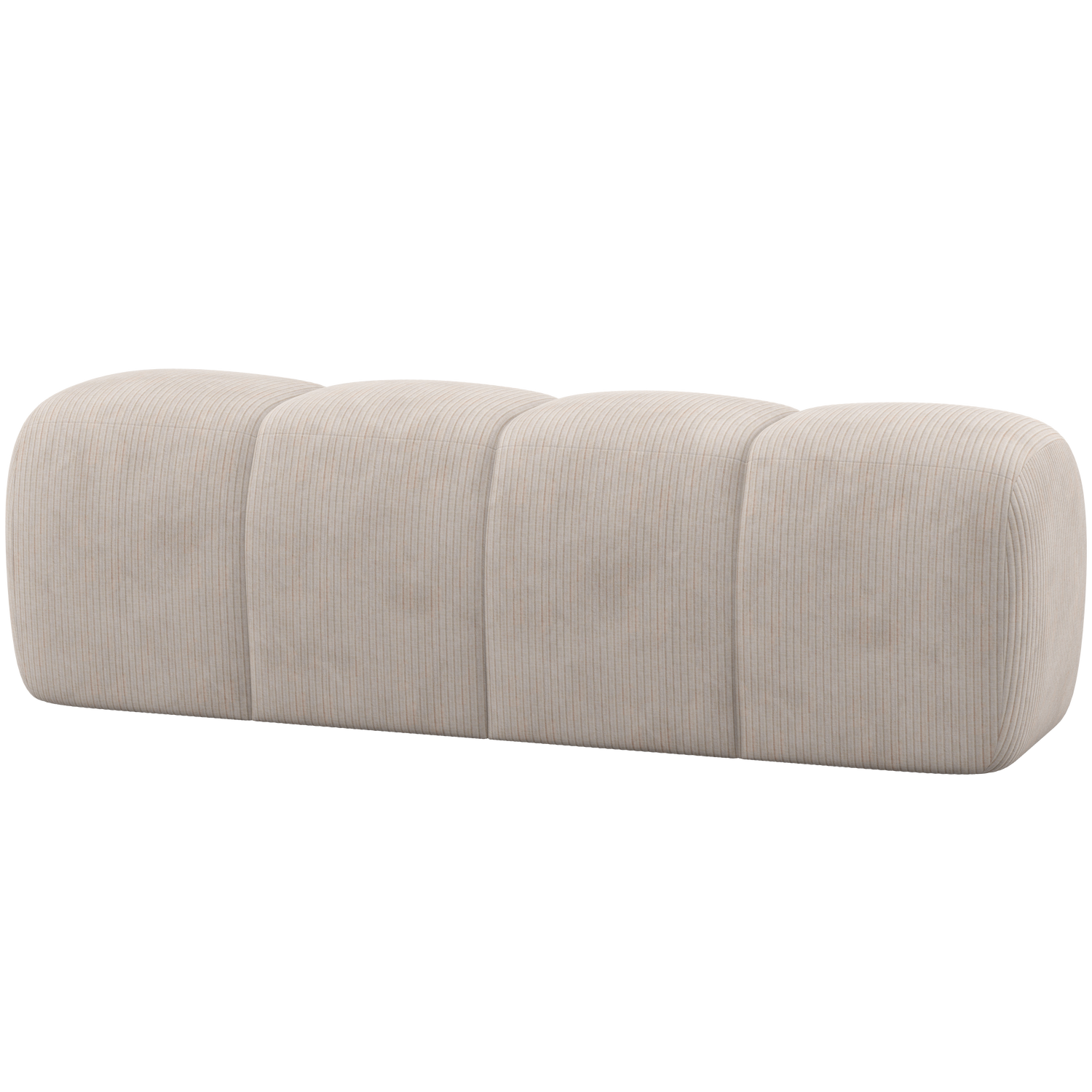 WOOOD banca dining MOJO | 100% Pes | Ecru | 49x164x45 cm