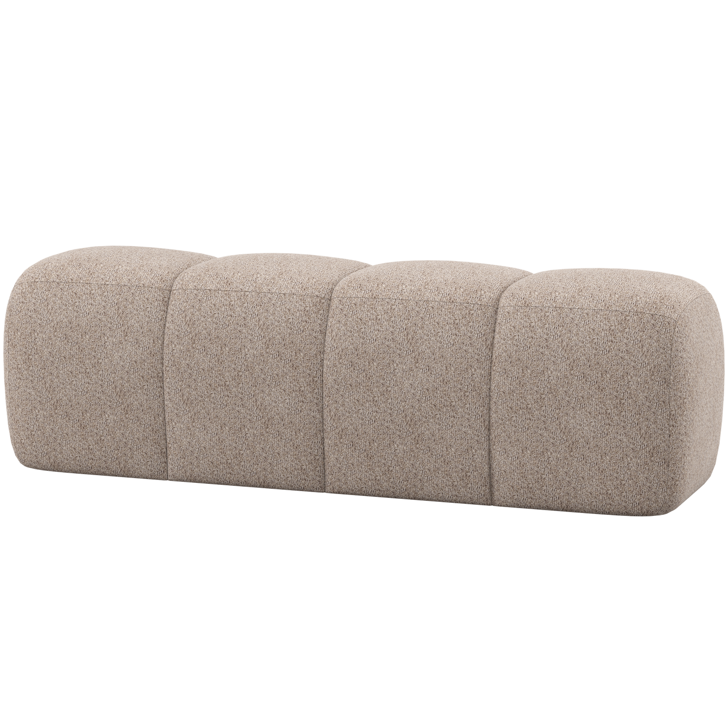 WOOOD banca dining MOJO | 100% Pes | Nisipiu | 49x164x45 cm