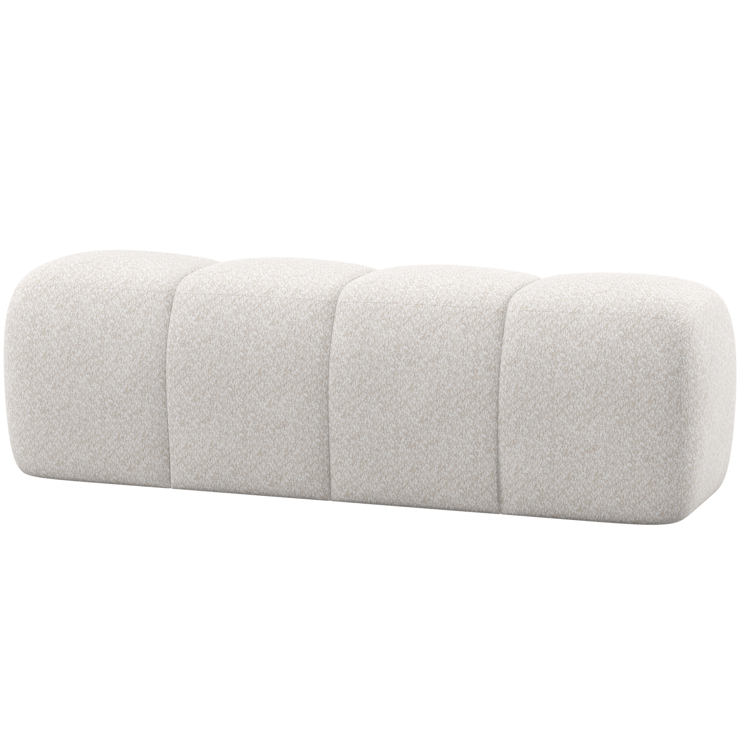 WOOOD banca dining MOJO | 100% Pes | Ecru | 49x164x45 cm
