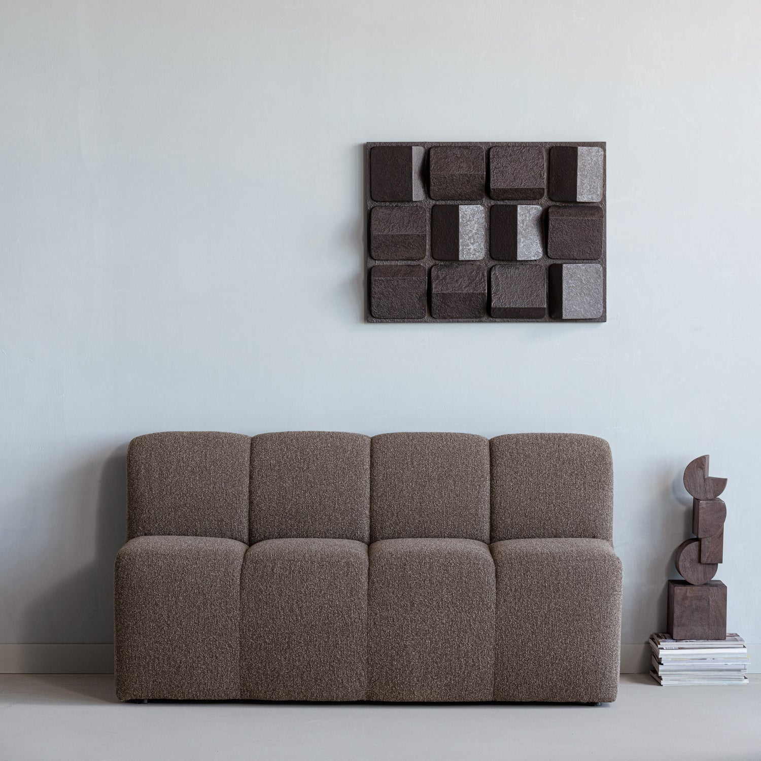WOOOD decoratiune DRAXA SCULPTURE ORNAMENT WOOD | Lemn mango | Maro | 62x18x18 cm