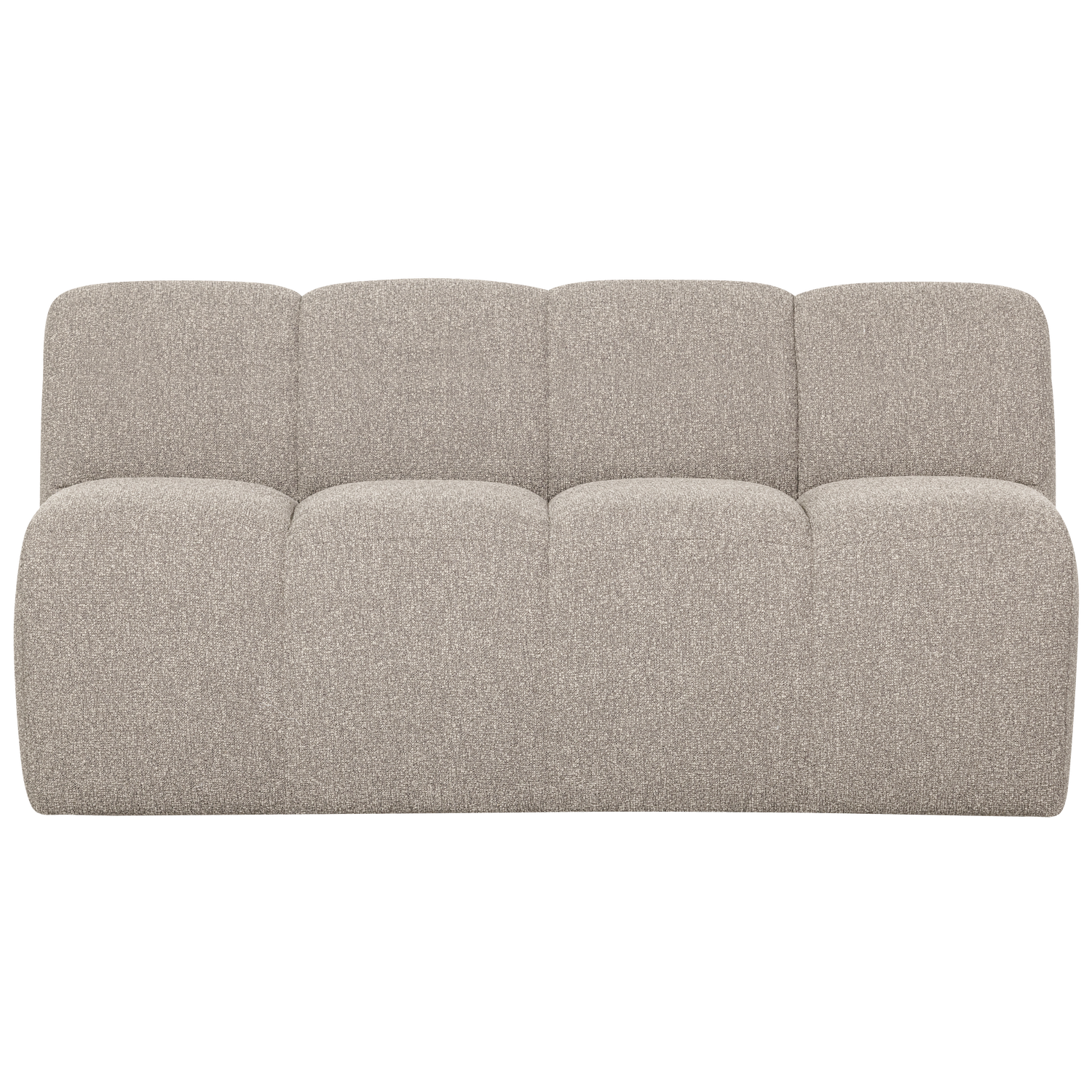MOJO DINING BENCH 164 CM WITH BACKREST BOUCLE BEIGE MELANGE