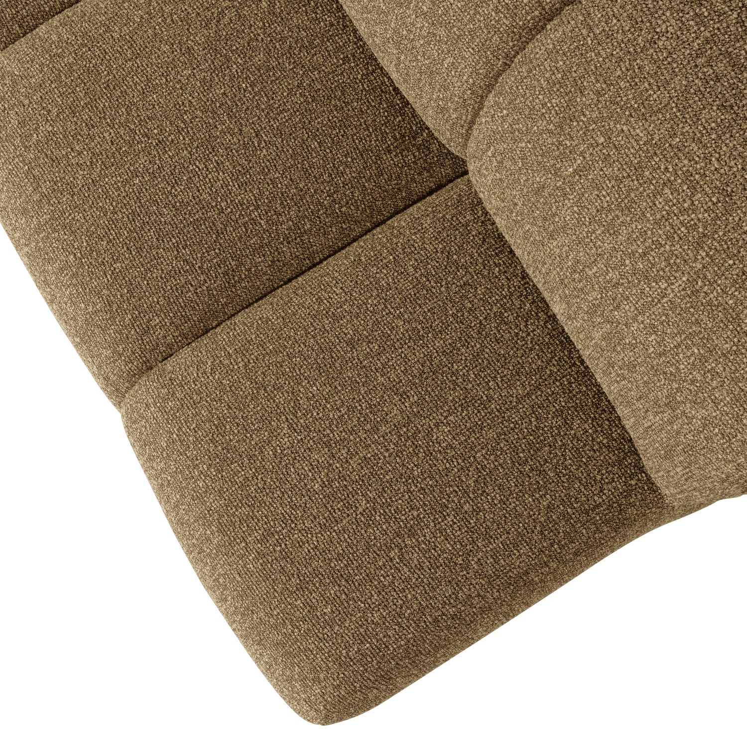 MOJO DINING BENCH 164CM BACKREST BOUCLE YELLOW/BROWN MELANGE