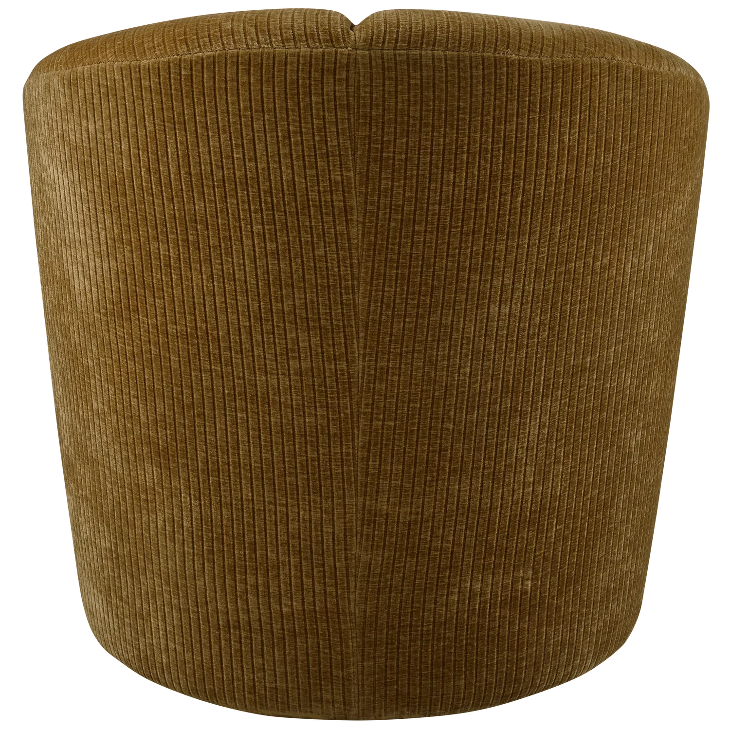 MOJO SWIVEL ARMCHAIR WOVEN RIB FABRIC HONEY YELLOW