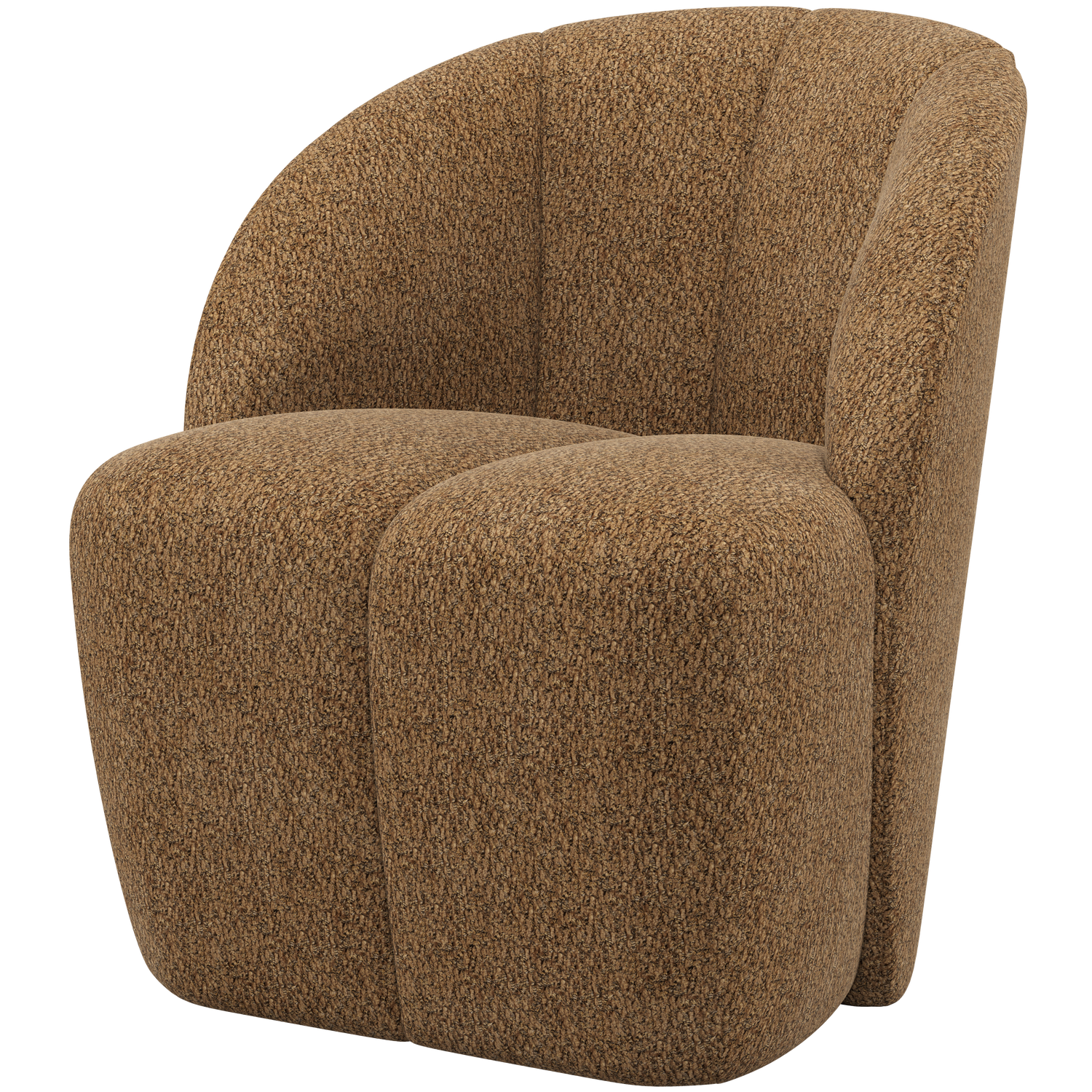 WOOOD fotoliu MOJO SWIVEL ARMCHAIR WOOLLY | 100% Pes | Galben | 75x68x77 cm