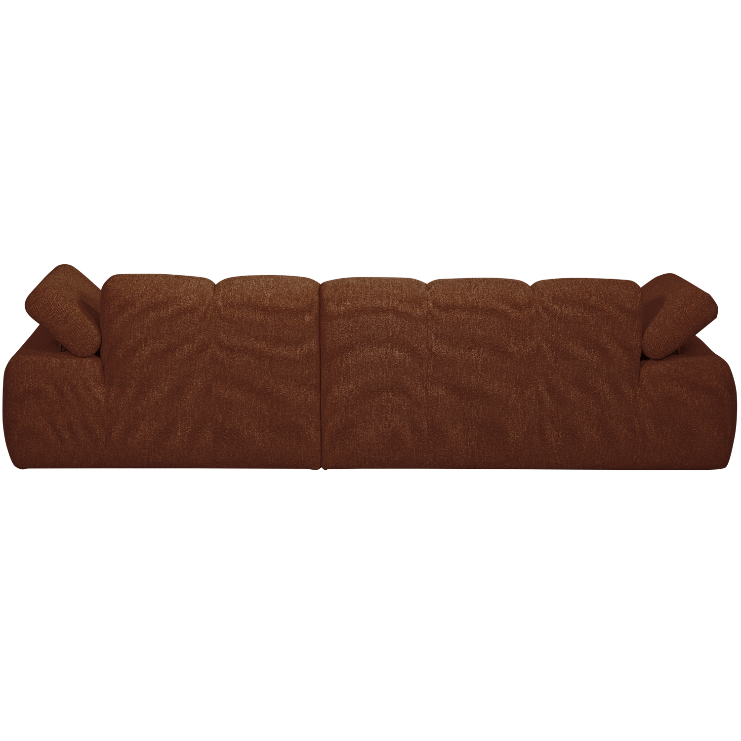 MOJO CHAISE LONGUE SOFA RIGHT BOUCLE RUST BROWN MELANGE