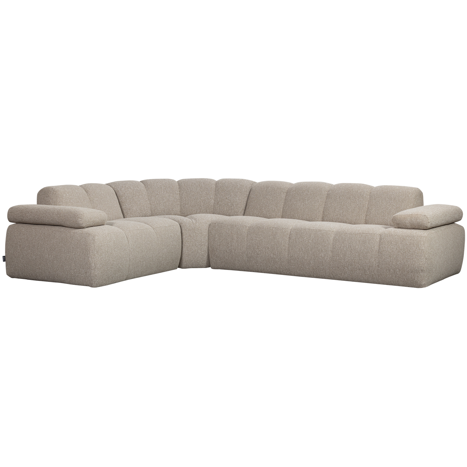 MOJO CORNER SOFA LEFT BOUCLE BEIGE MELANGE